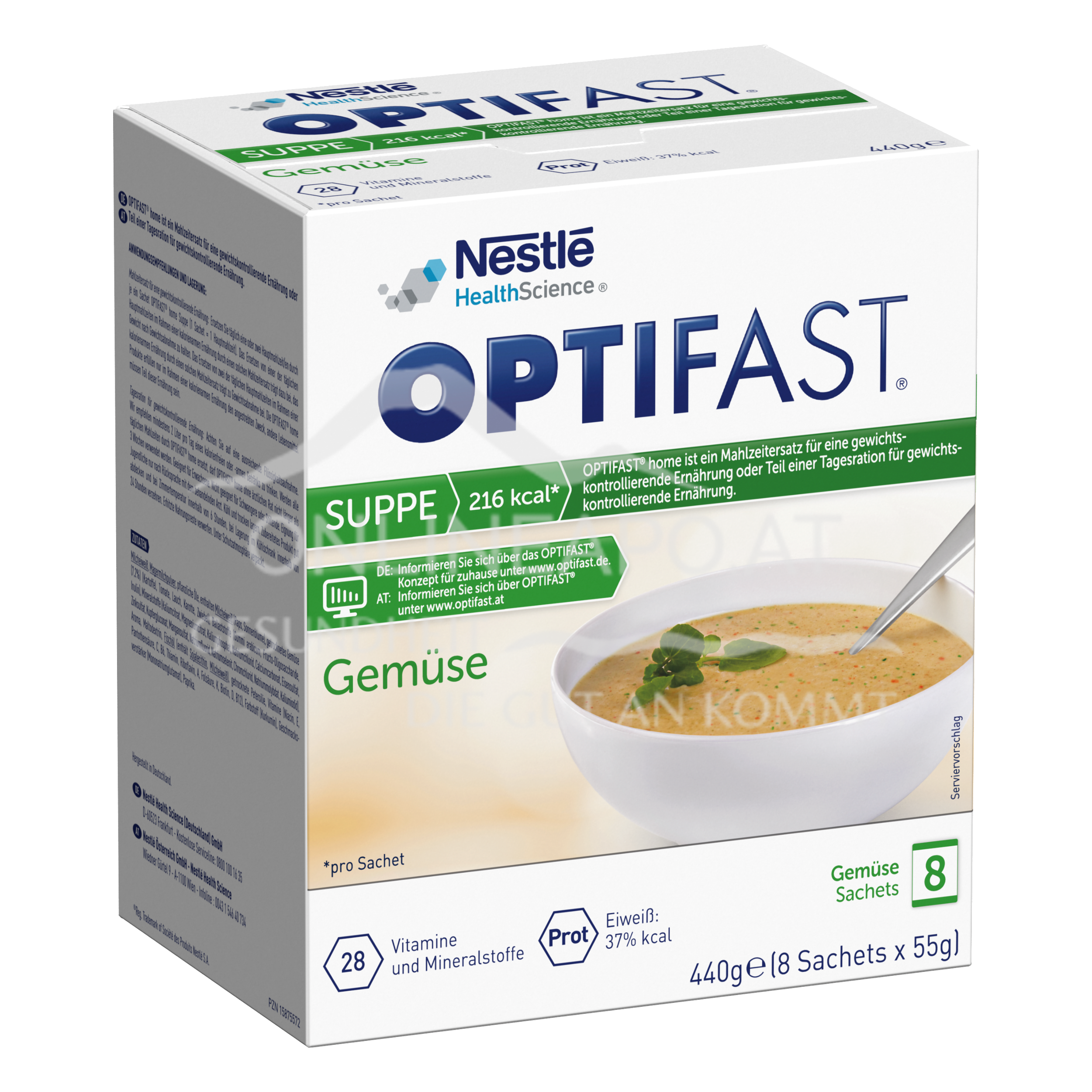 OPTIFAST® home Suppe Gemüse 8x55g