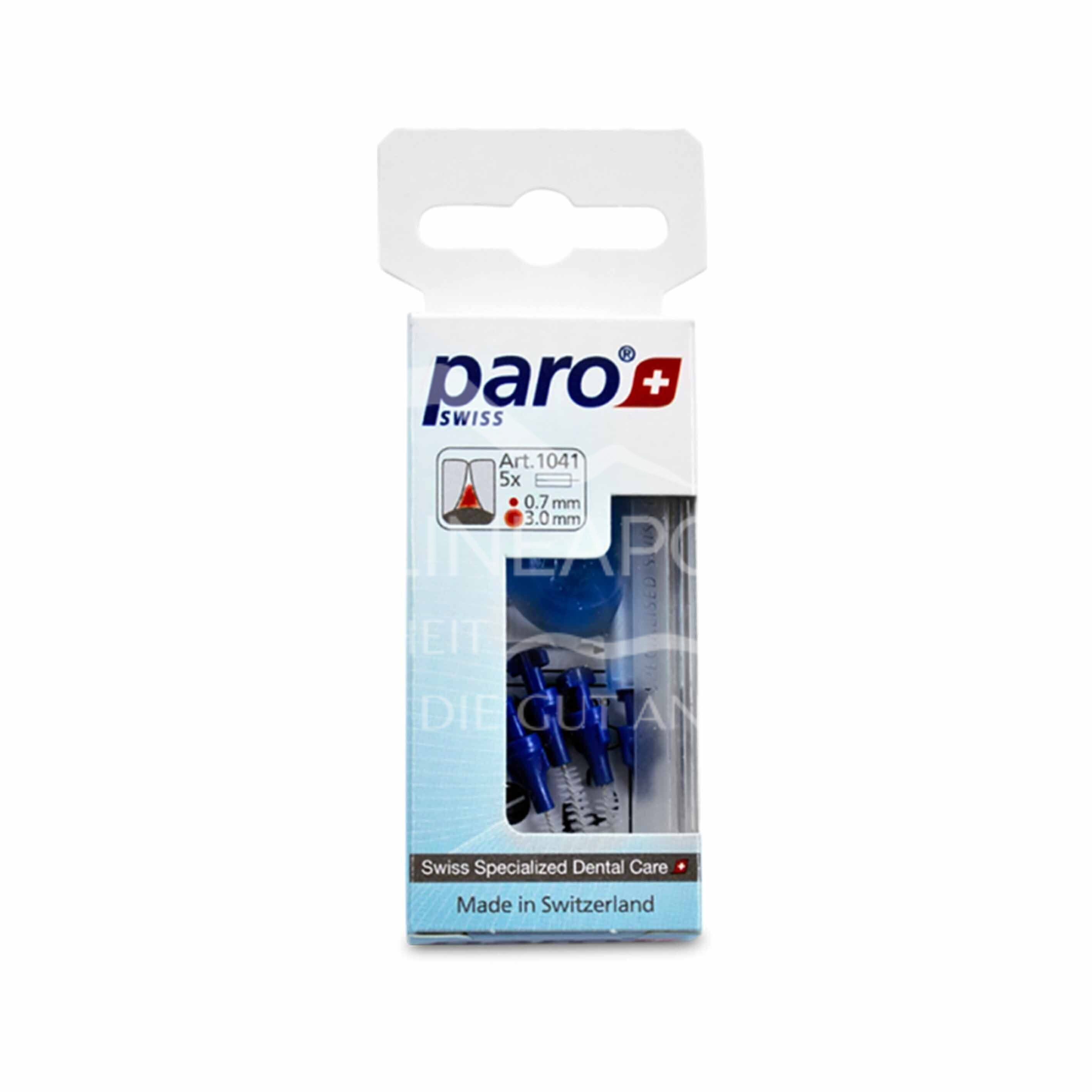 paro® isola F Interdentalbürste, x-fein, blau, zylindrisch, Ø 3 mm