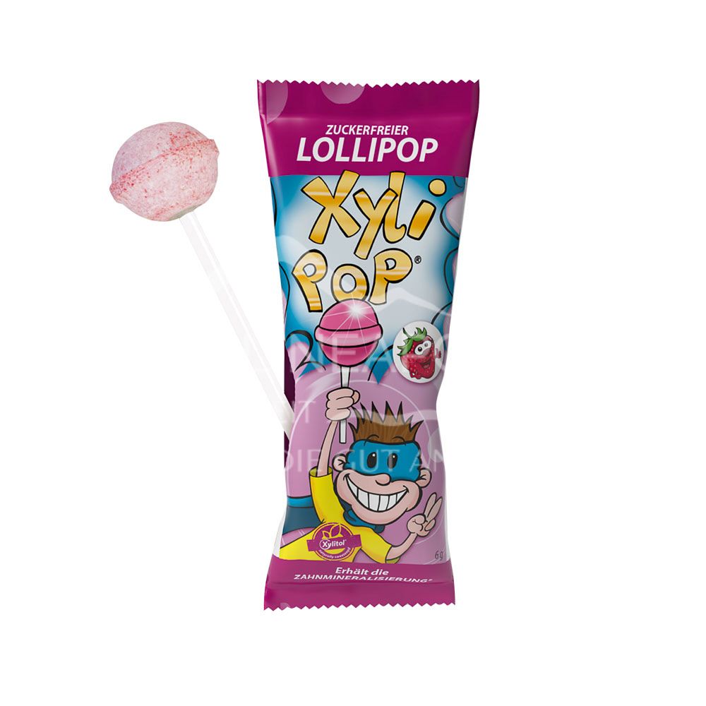 XyliPOP® – Zuckerfreier Kinder-Lolli Erdbeere