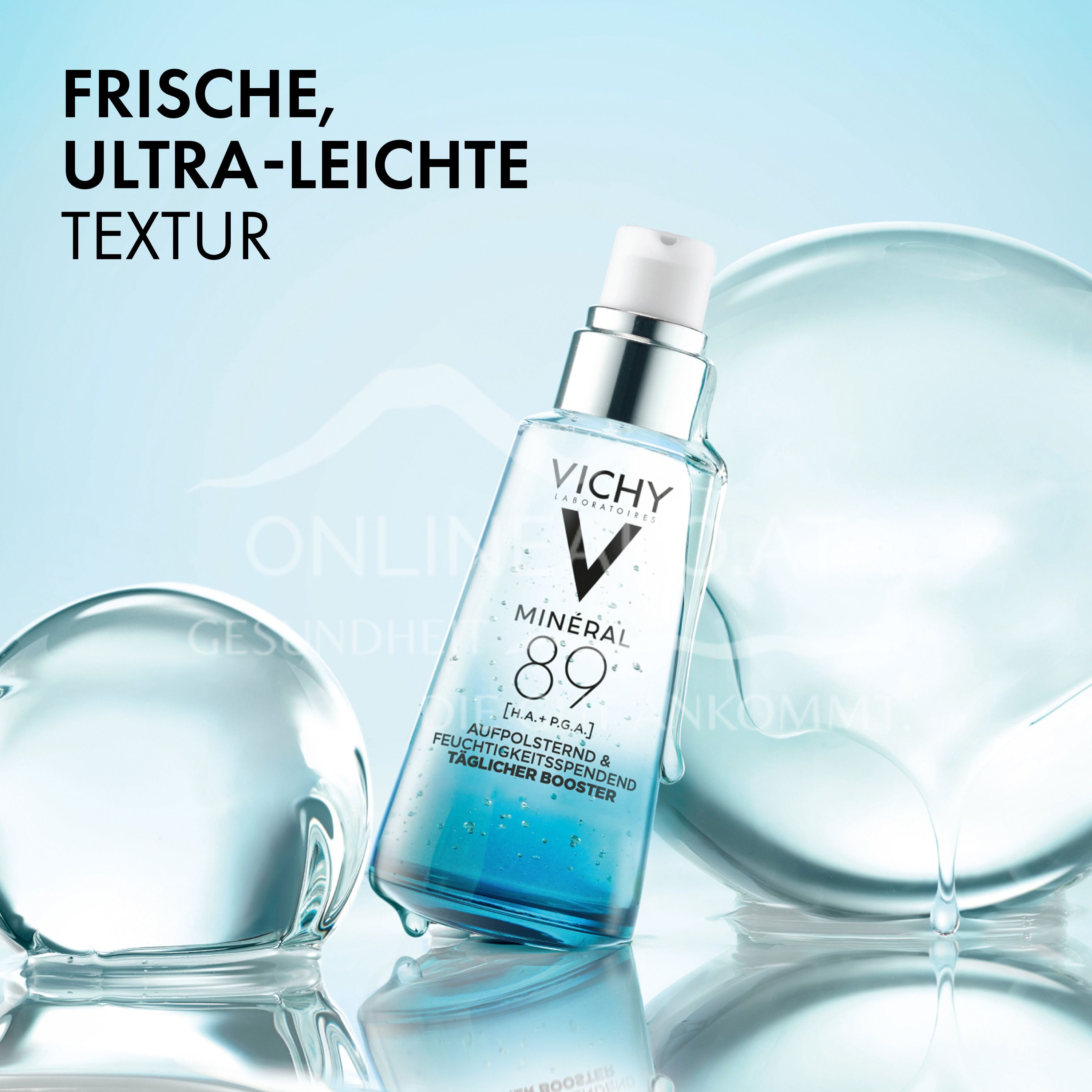Vichy MINÉRAL 89 Feuchtigkeitsspendender und aufpolsternder täglicher Booster - Serum Nachfüllung
