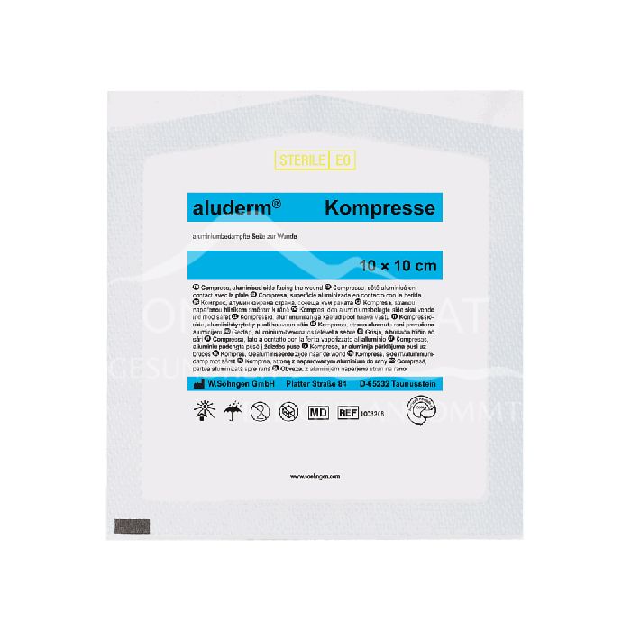 aluderm® Kompressen steril 10 x 10 cm