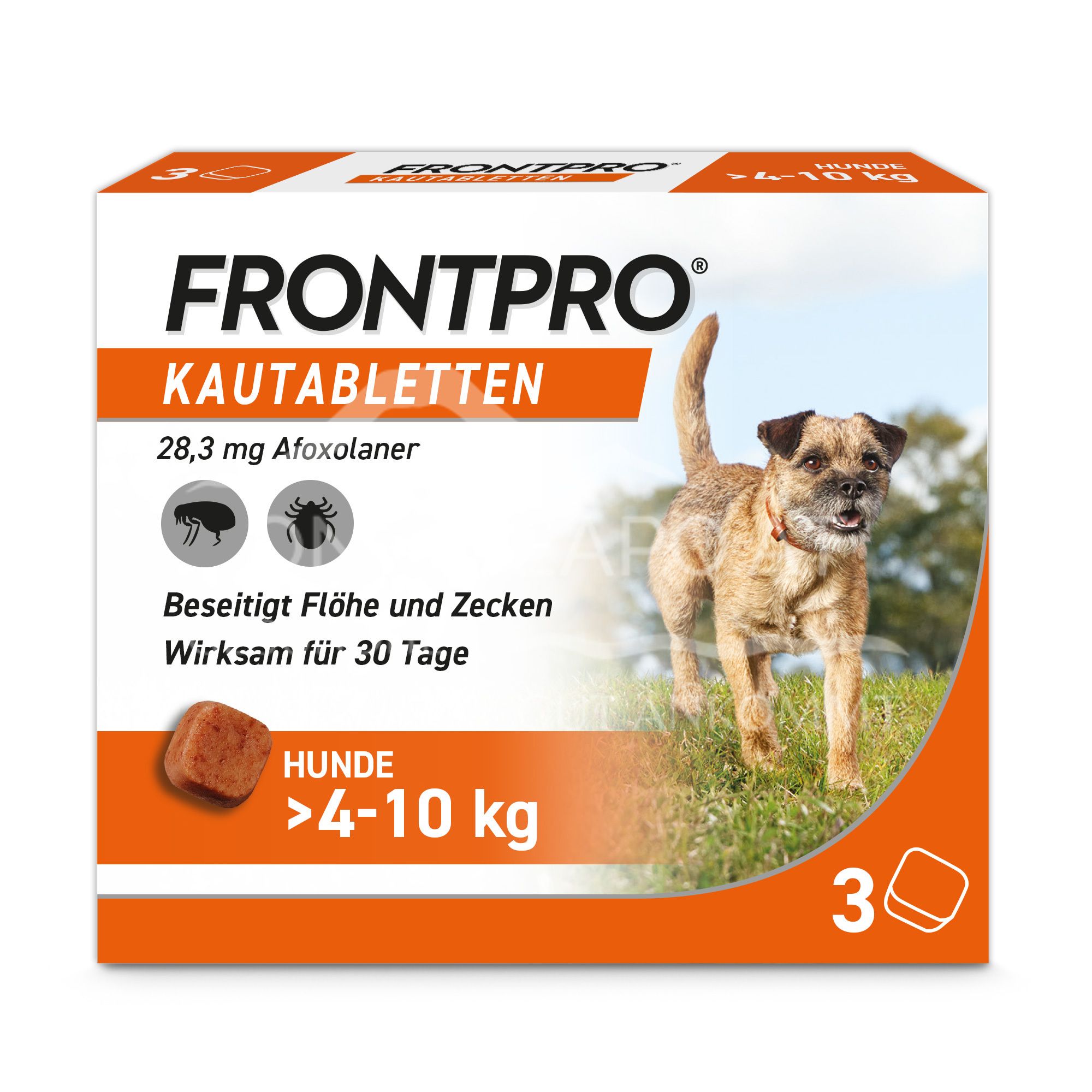 FRONTPRO® 28 mg Kautabletten für Hunde > 4 - 10 kg