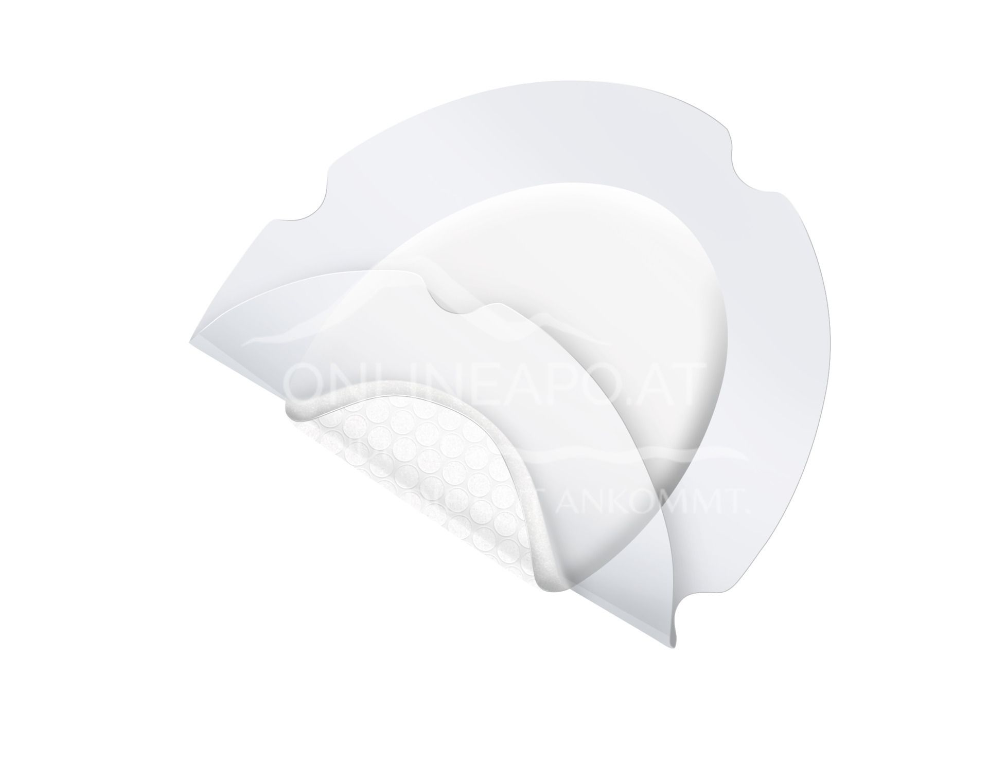 HydroTac® border multisite selbsthaftender Schaumverband mit Gelbeschichtung, steril, 13 x 16 cm
