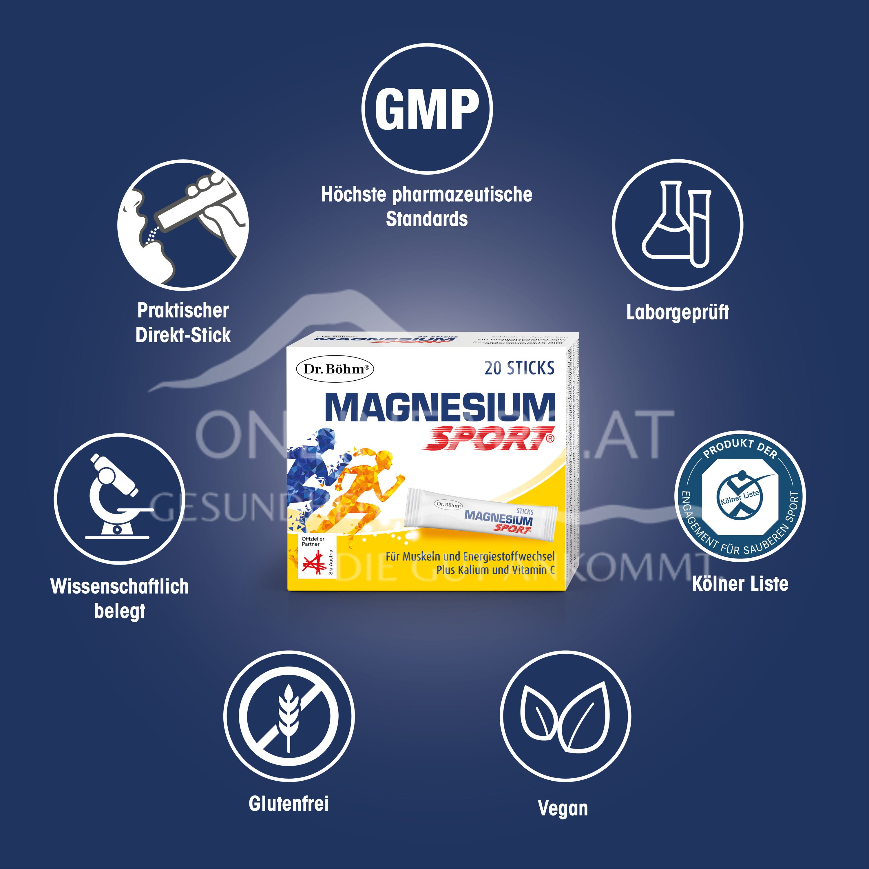 Dr Böhm® Magnesium Sport® Sticks