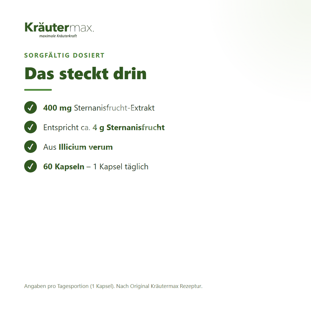 Kräutermax Sternanis Kapseln