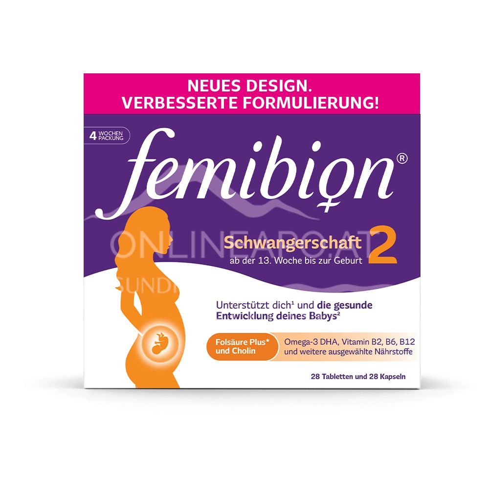 Femibion® 2 Schwangerschaft 28 Tabletten + 28 Kapseln