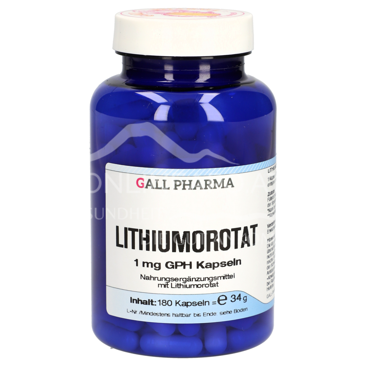 Gall Pharma Lithiumorotat 1 mg Kapseln