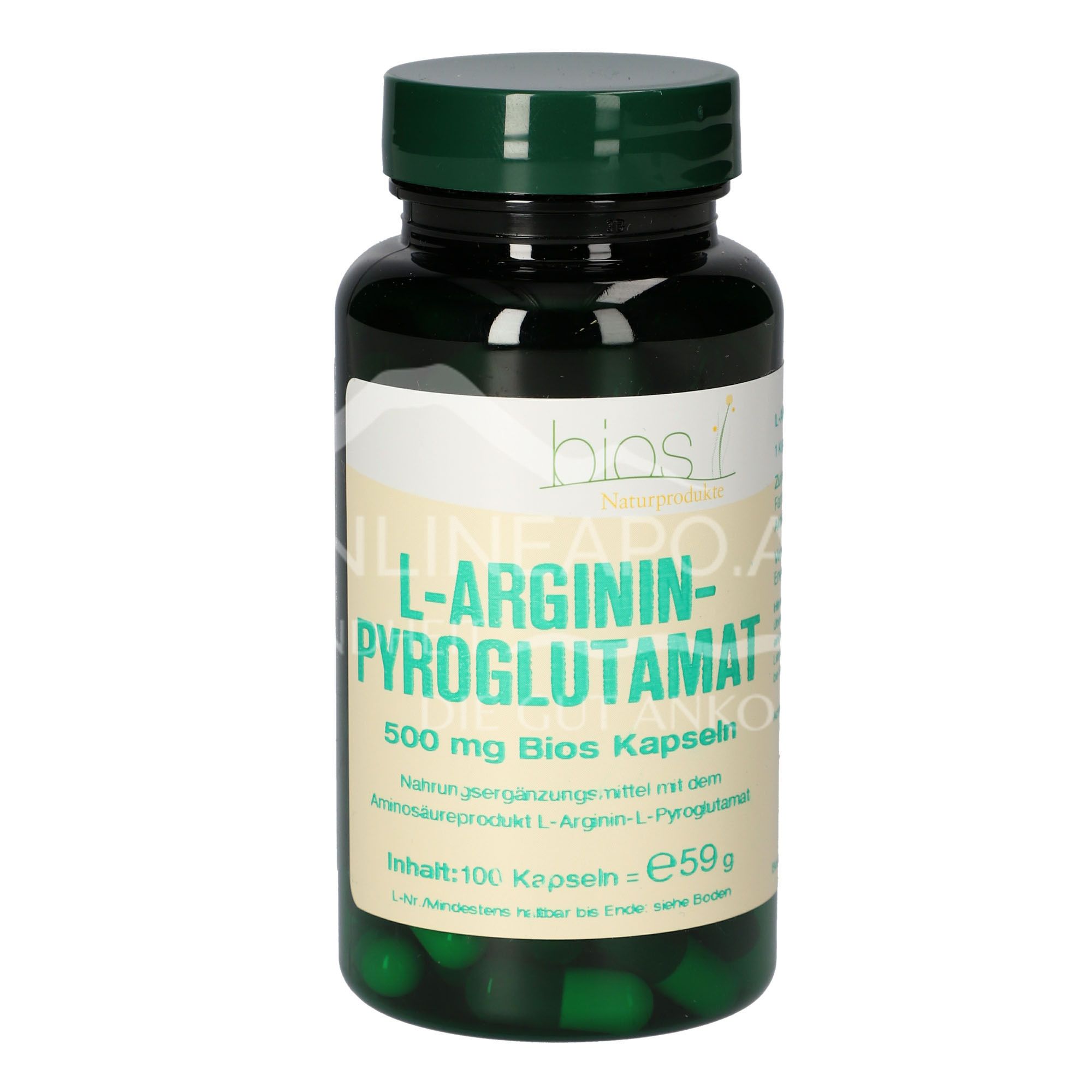 Bios L-Argininpyroglutamat 500 mg Kapseln