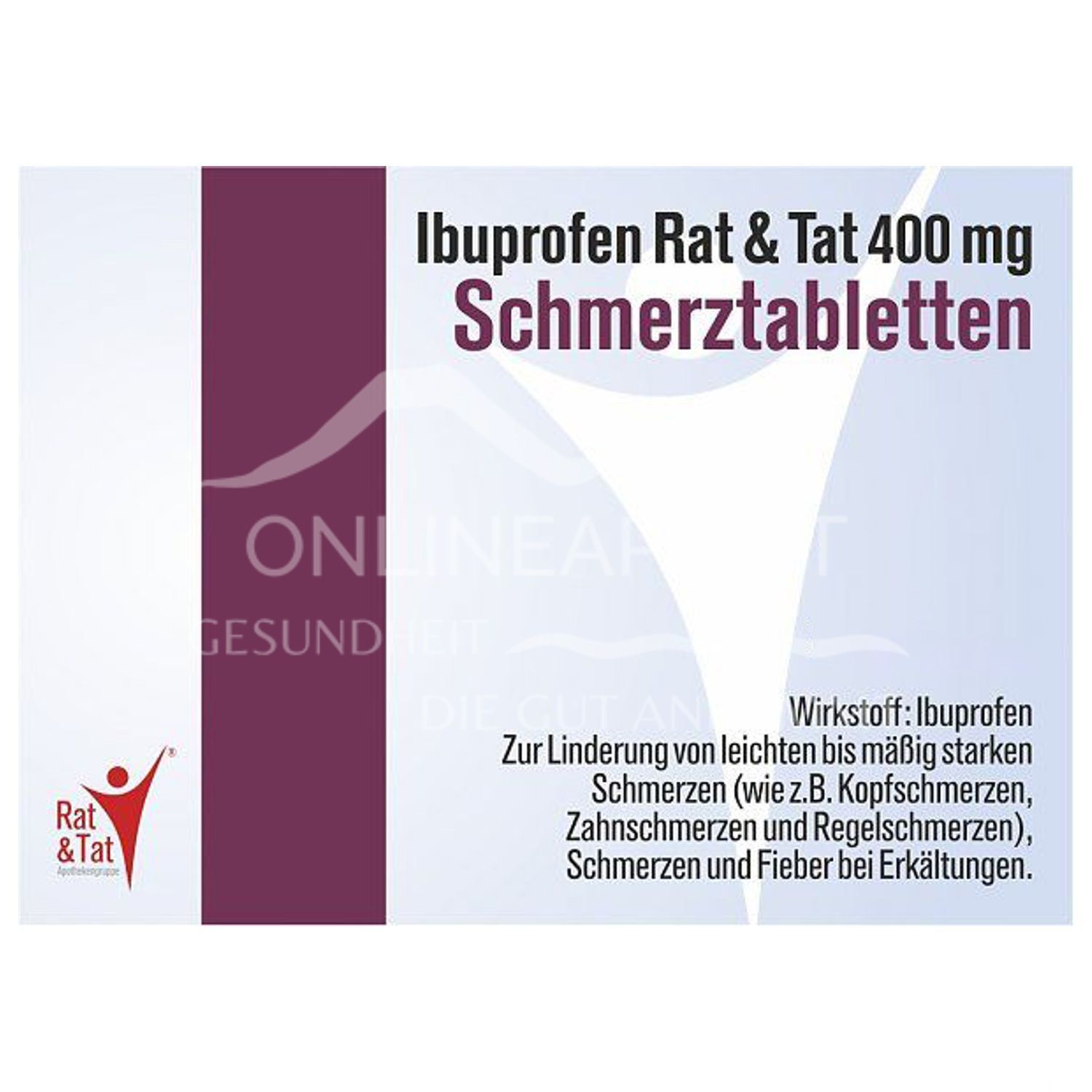 Ibuprofen Rat & Tat 400 mg Schmerztabletten