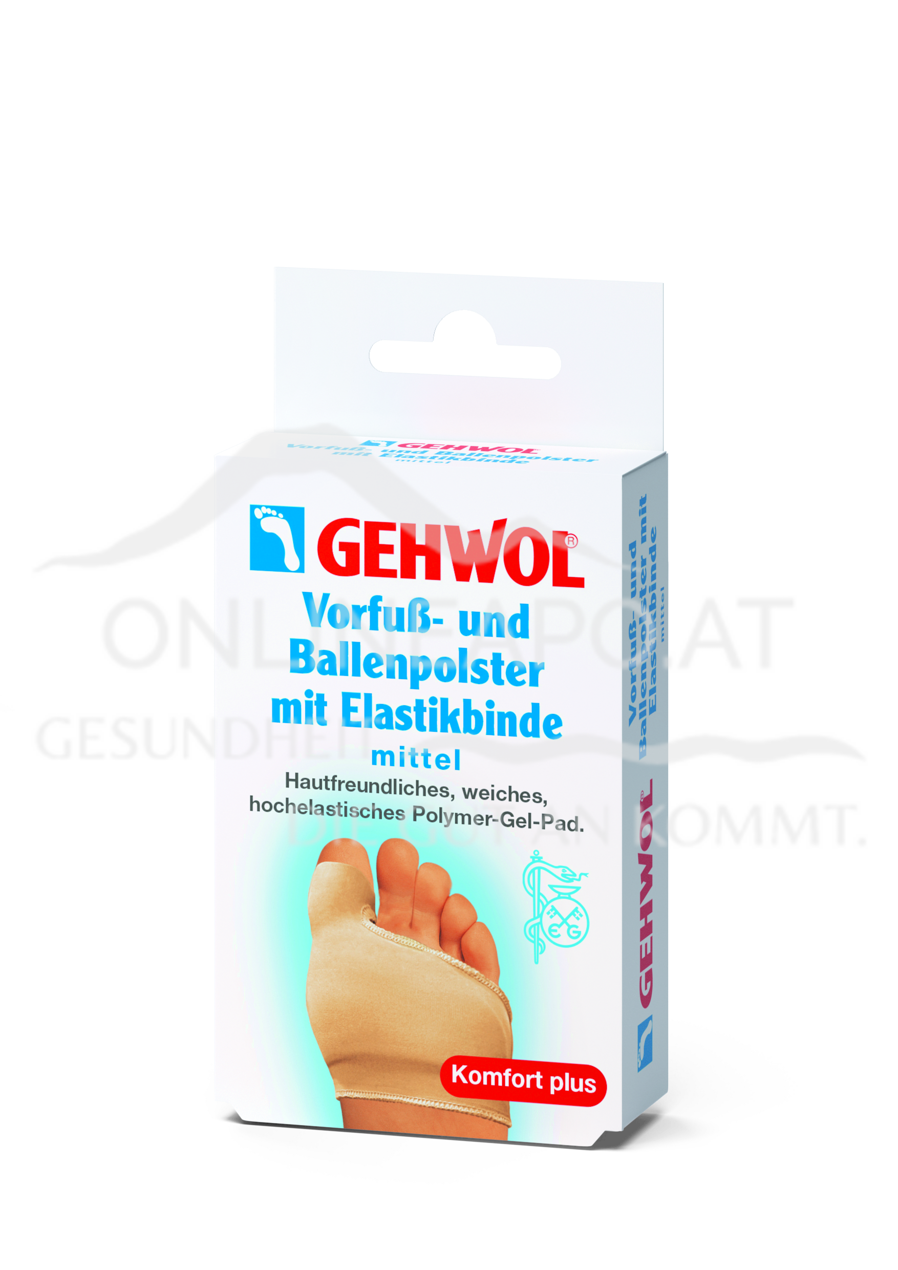 GEHWOL® Vorfuß- und Ballenpolster mit Elastikbinde mittel