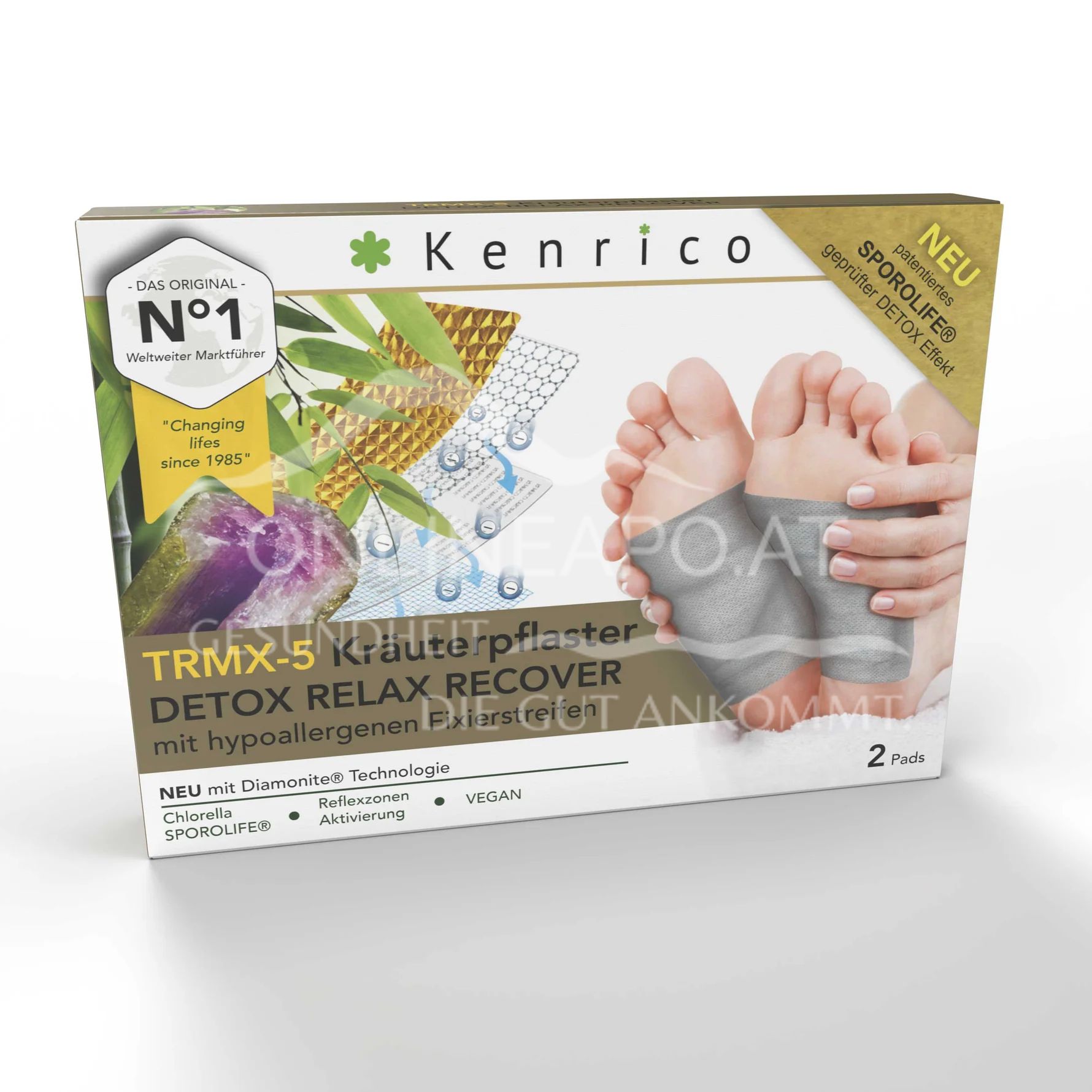 Kenrico TRMX-5 Kräuterpflaster DETOX RELAX RECOVER