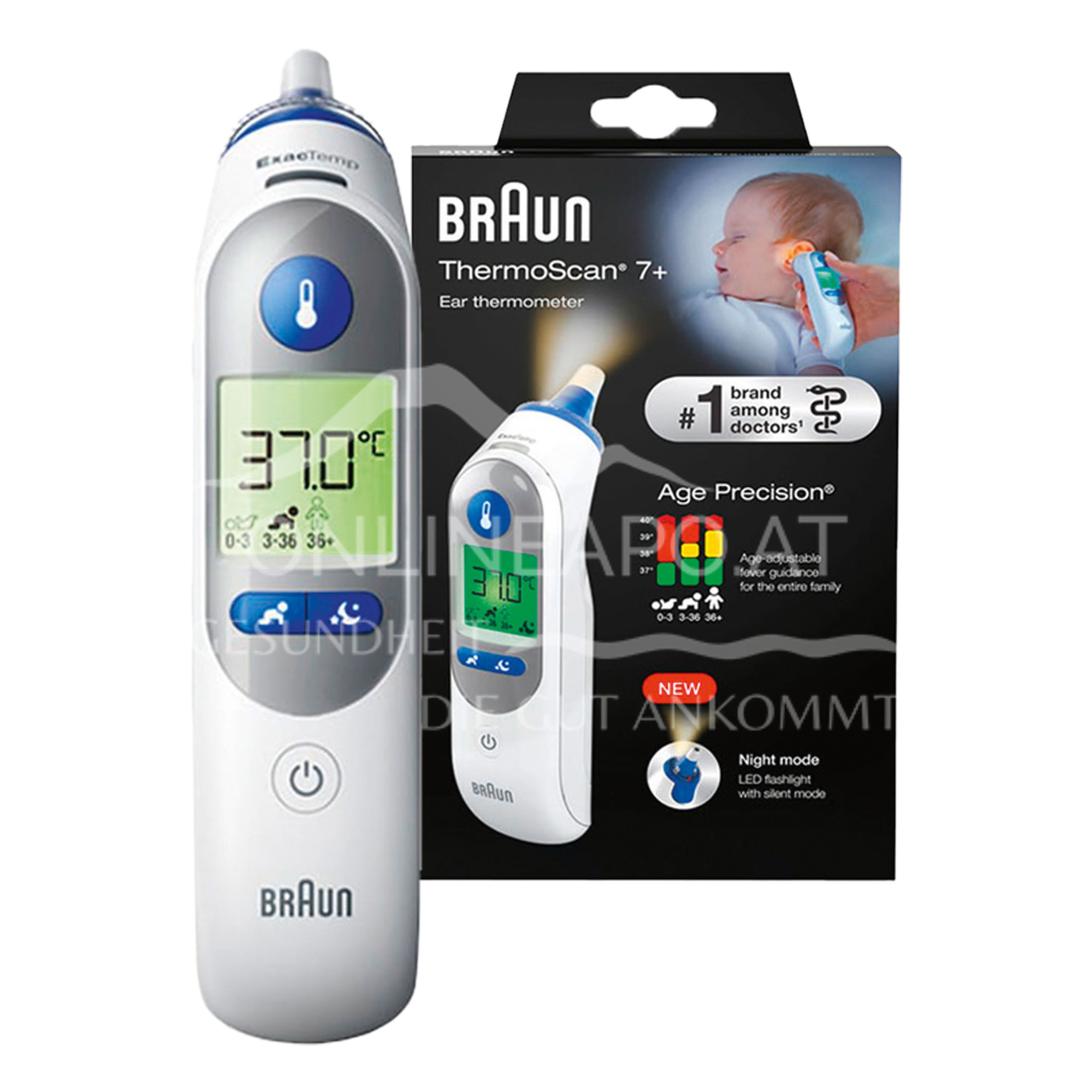 Braun ThermoScan® 7+ IRT6525 Ohrthermometer