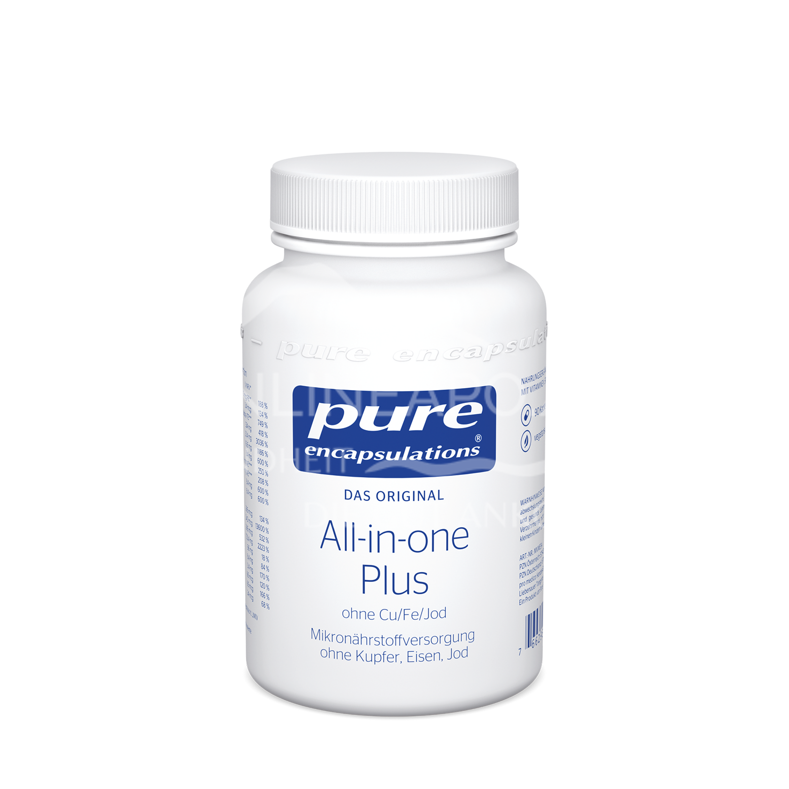 pure encapsulations® All-in-one Plus (ohne Cu/Fe/Jod) Kapseln