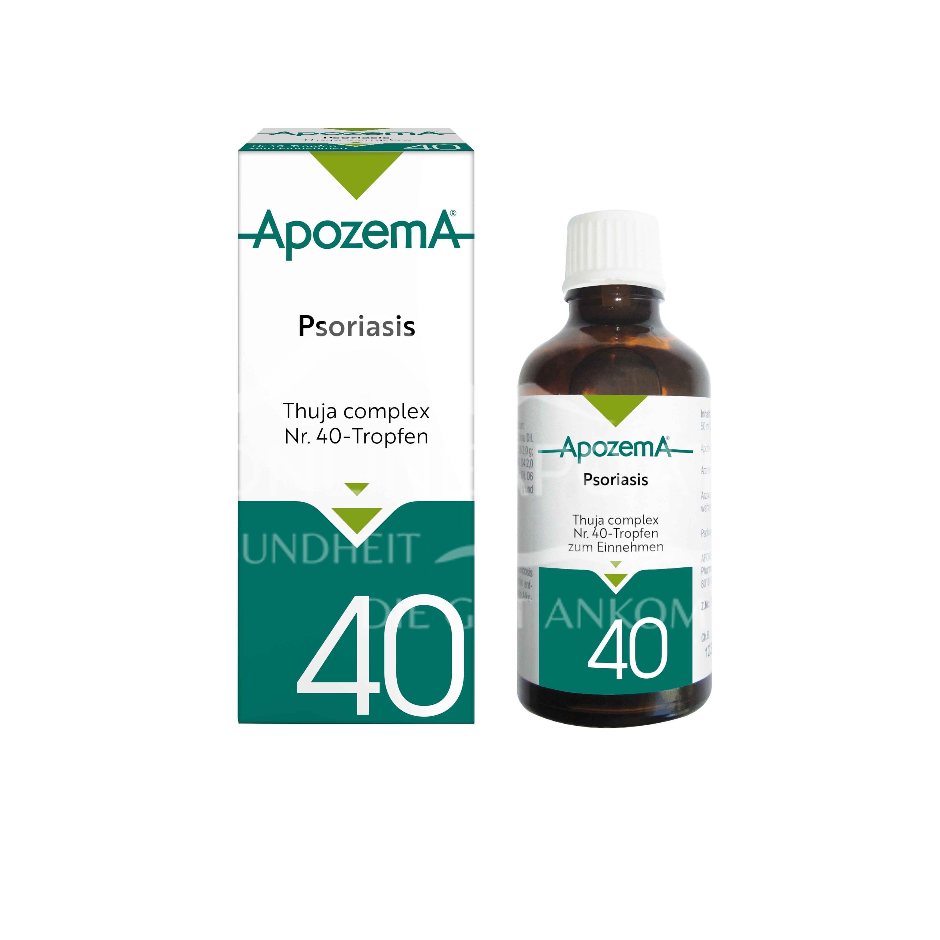 Apozema® Psoriasis Thuja complex Nr. 40 Tropfen zum Einnehmen