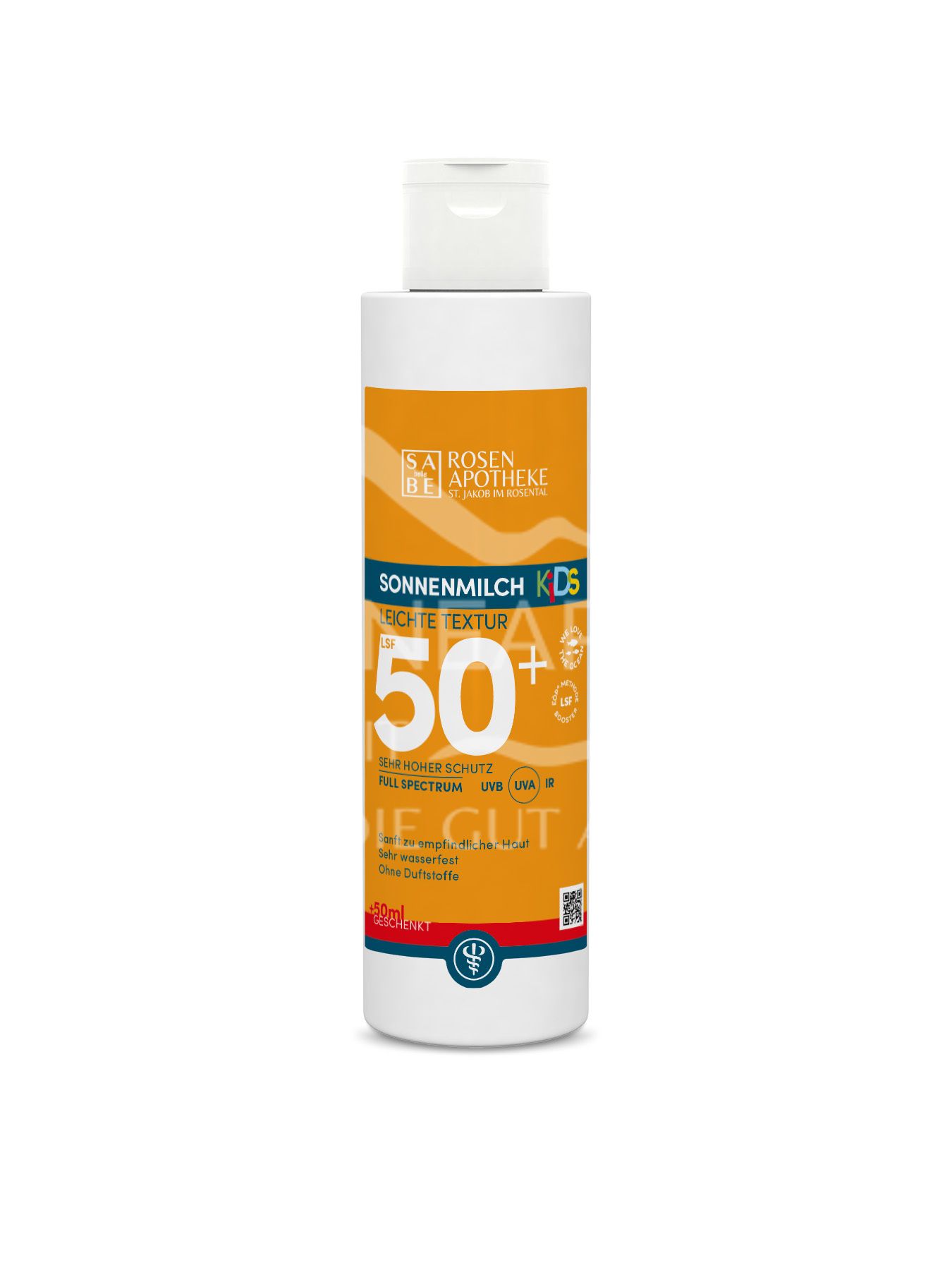 SABE belle Sonnenmilch Kids LSF 50+ Leichte Textur
