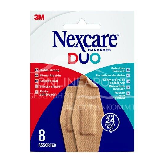 Nexcare™ DUO plasters assorted