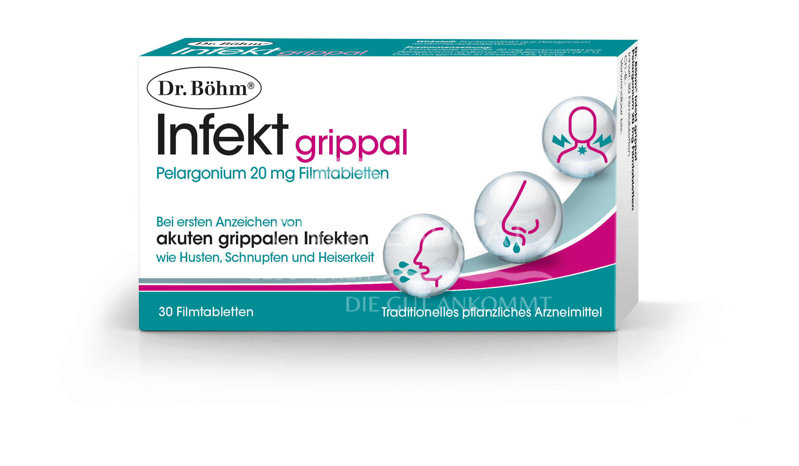 Dr. Böhm® Infekt grippal Pelargonium 20 mg Filmtabletten