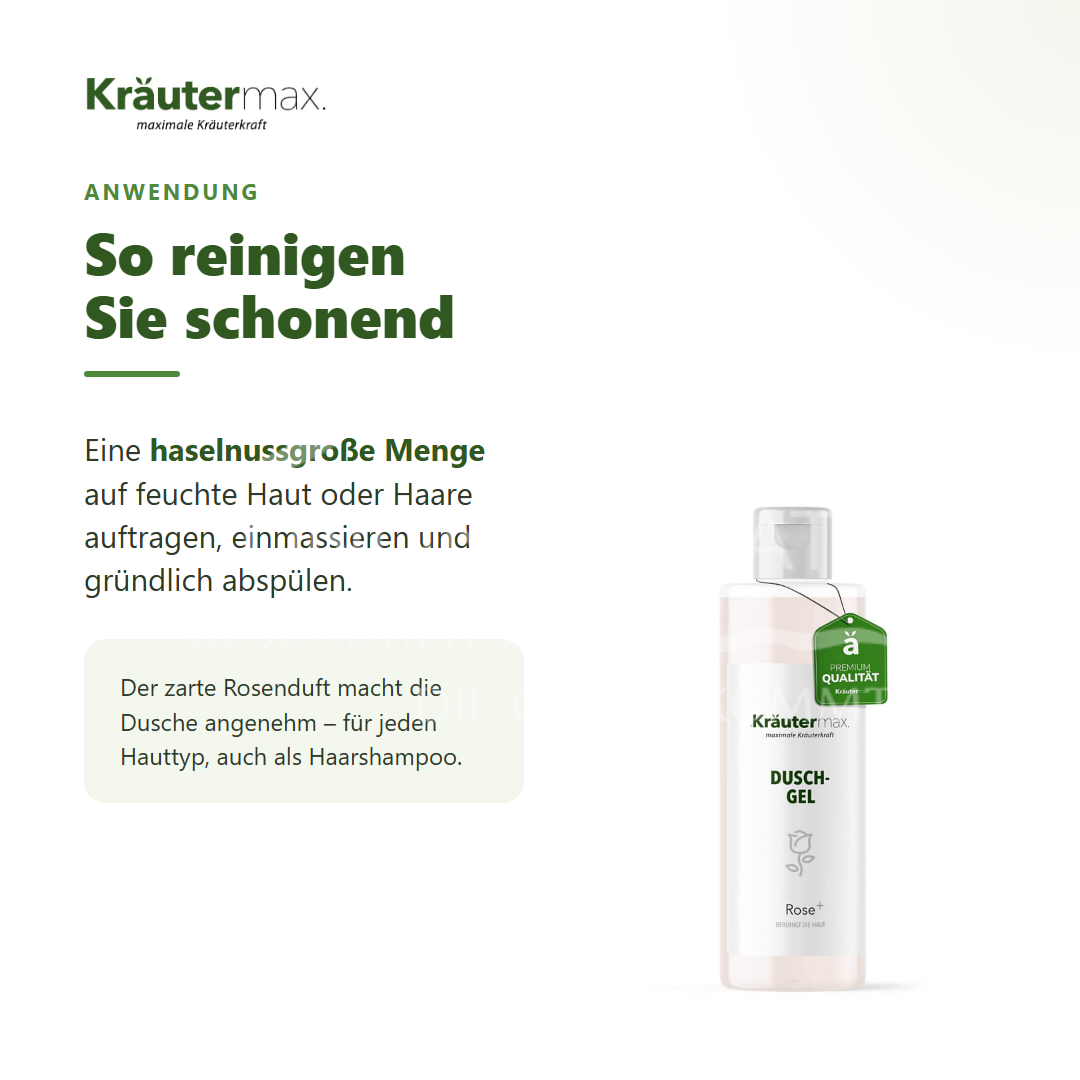 Kräutermax Rosen Duschgel