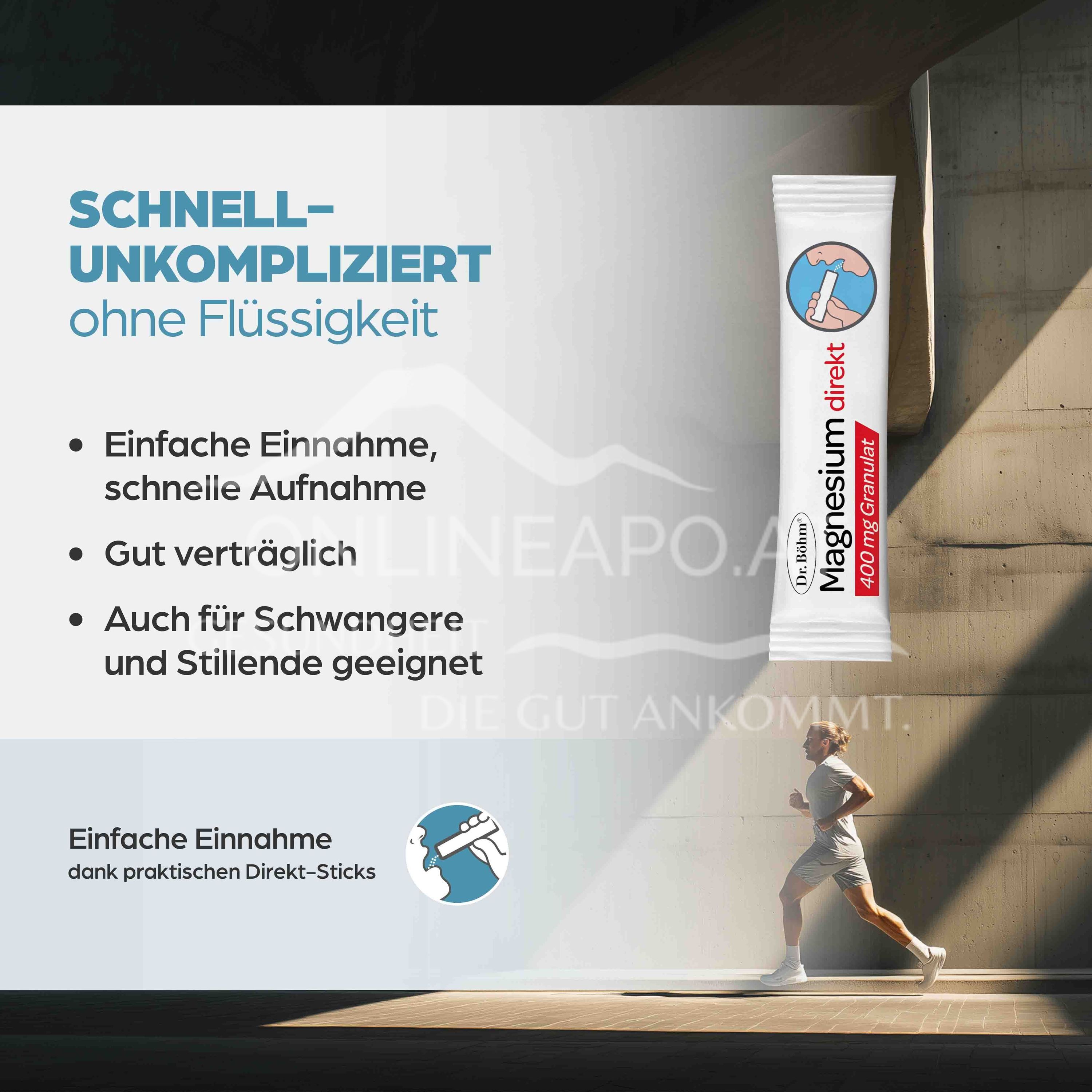 Dr. Böhm® Magnesium direkt 400 mg Granulat Sticks