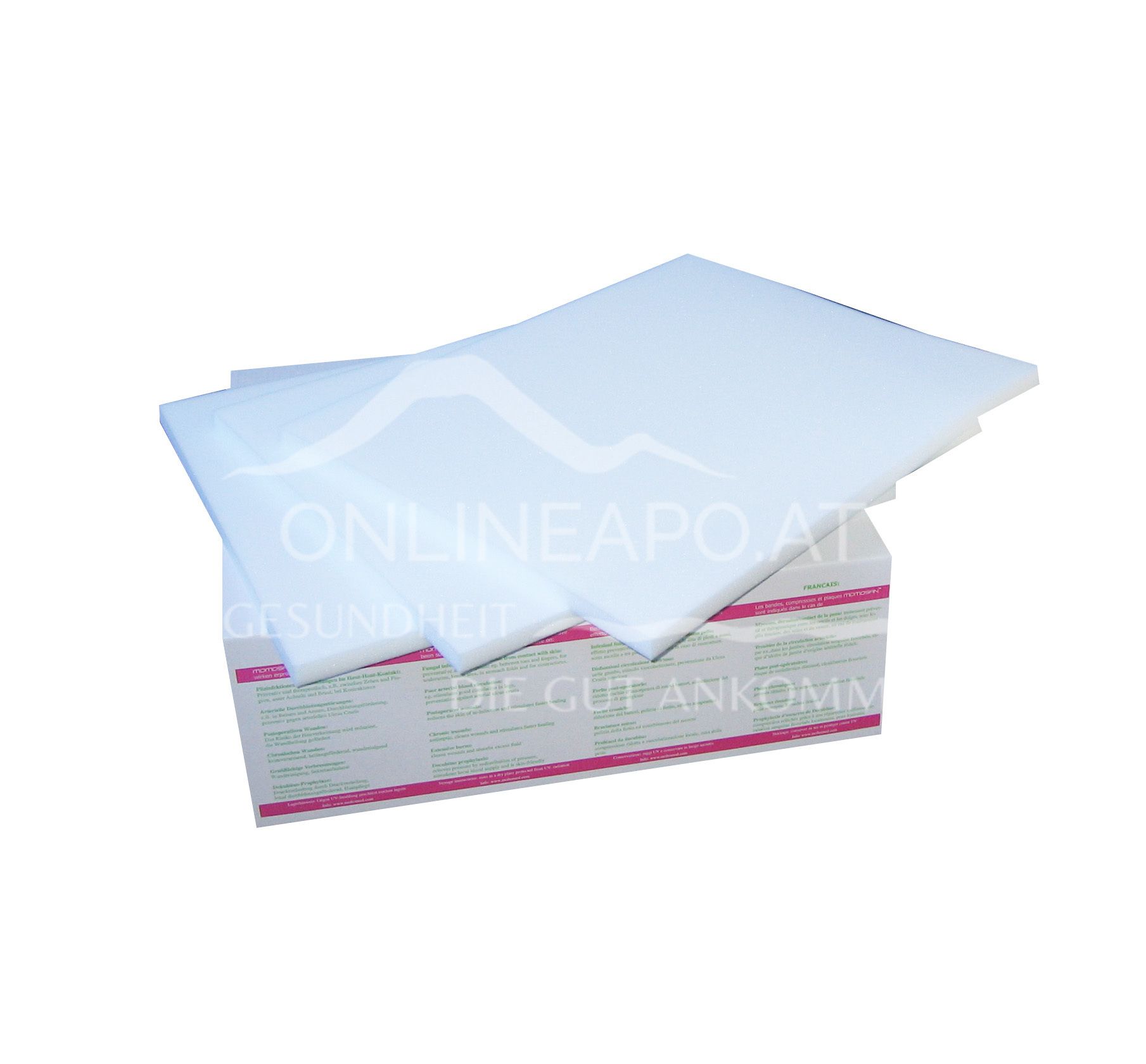 MOMOSAN® White Wound Dressing Plates VETERINARY, non-sterile, 59 x 49 x 2 cm