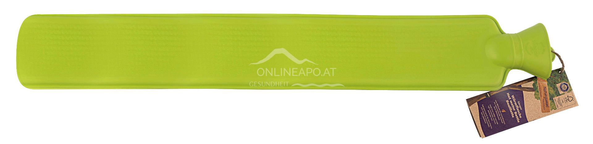 Singer hot water bottle LONGI natural latex FSC green - 2,5L