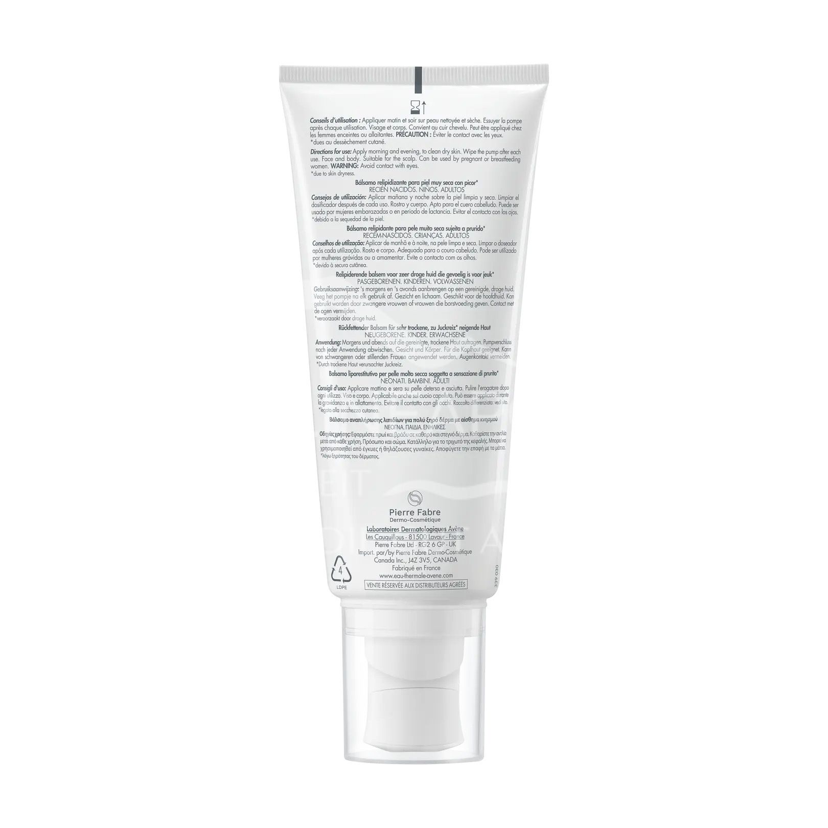 Avène XeraCalm AD Rückfettender Balsam