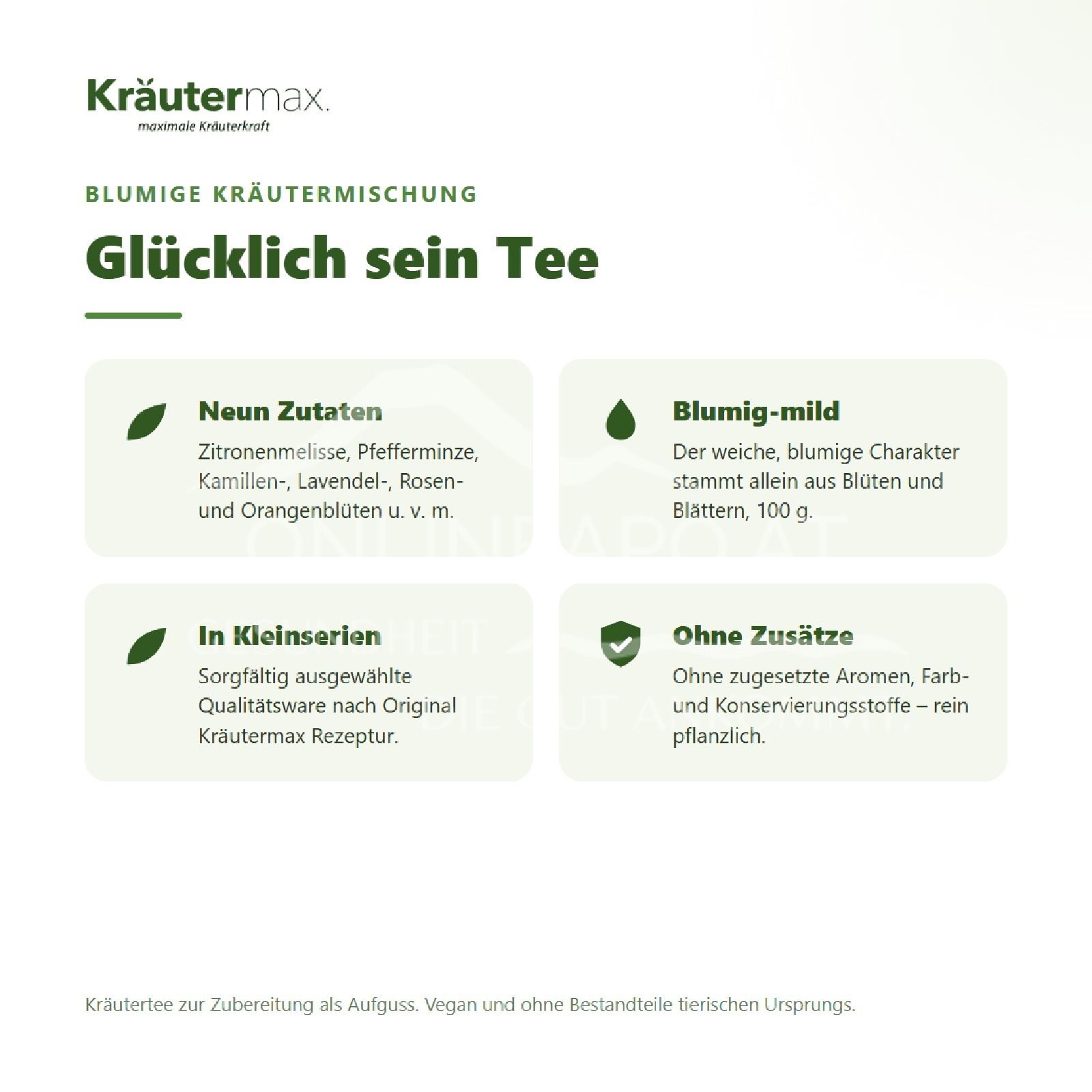 Kräutermax Glücklich sein Tee