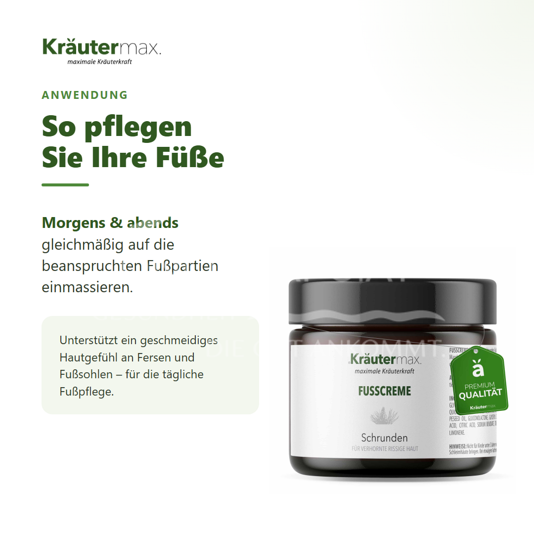 Kräutermax Schrunden Fuß Creme