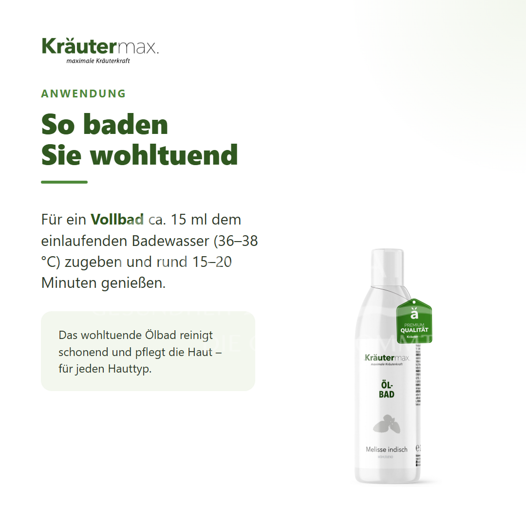 Kräutermax Melissen Bad