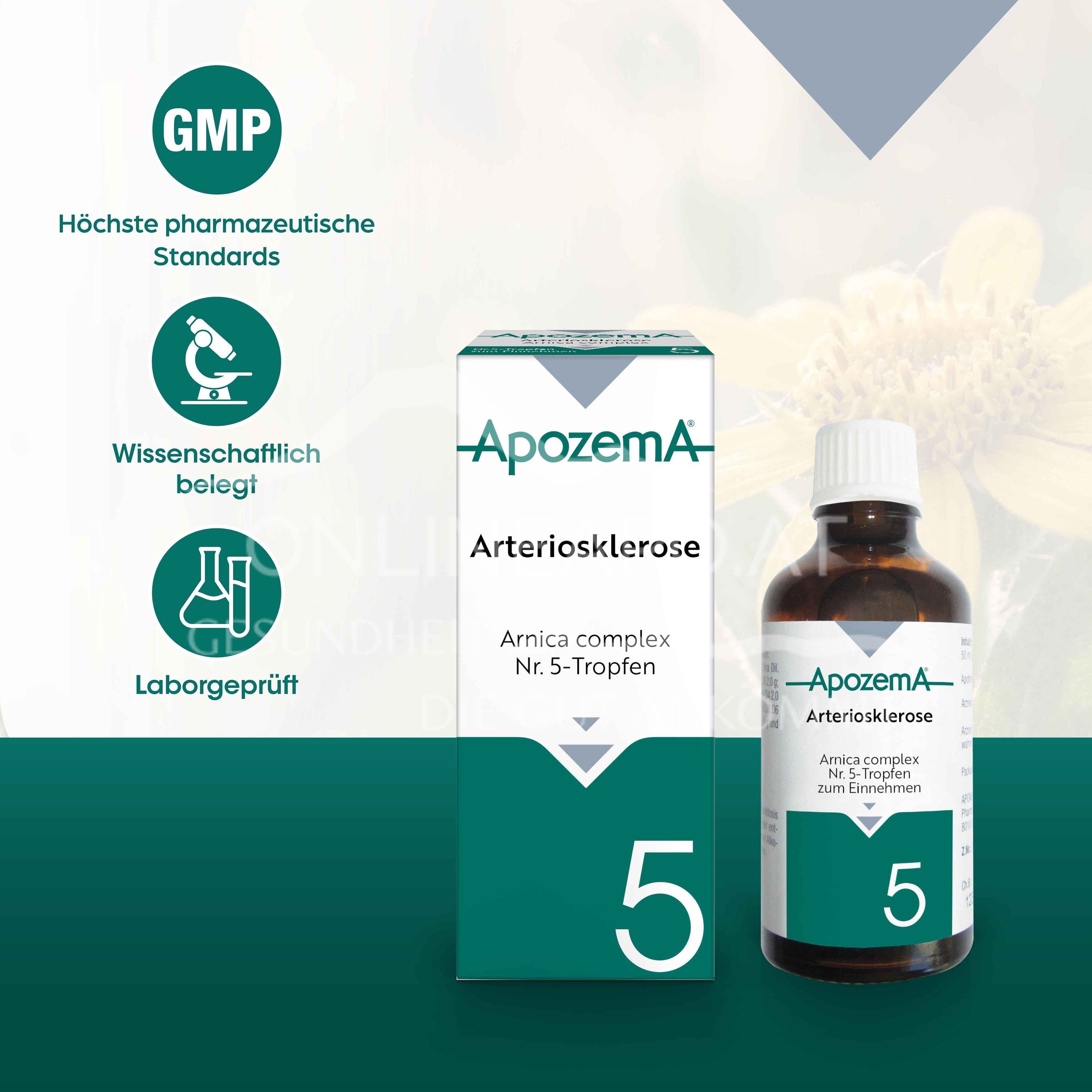 Apozema® Arteriosclerosis Arnica complex No. 5 drops for oral use
