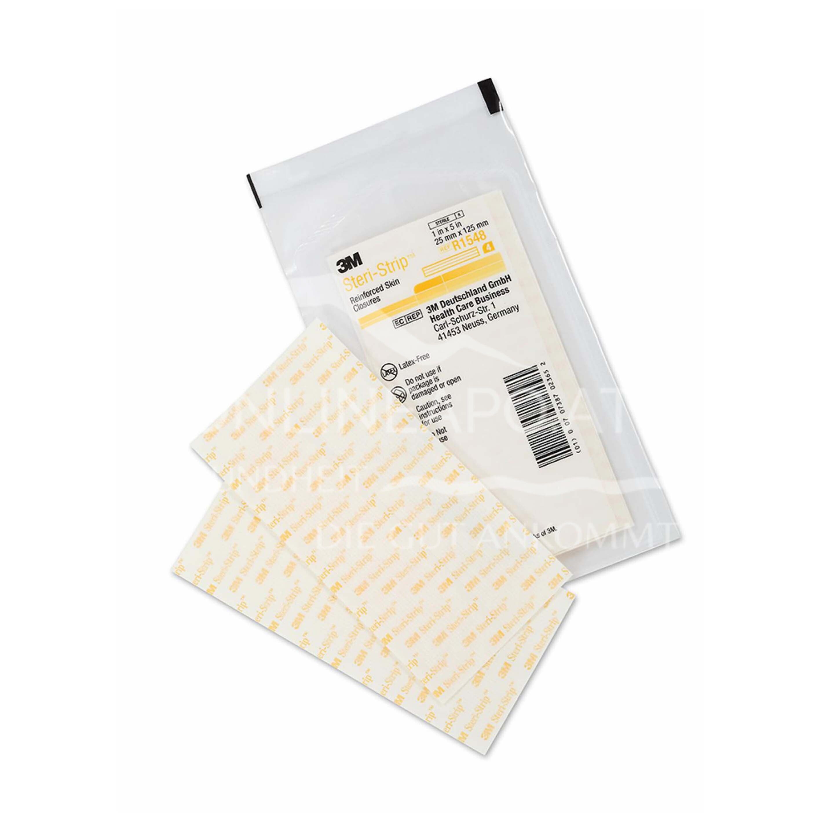 3M™ Steri-Strip™ Wundverschlussstreifen, R1548, 25 x 125 mm