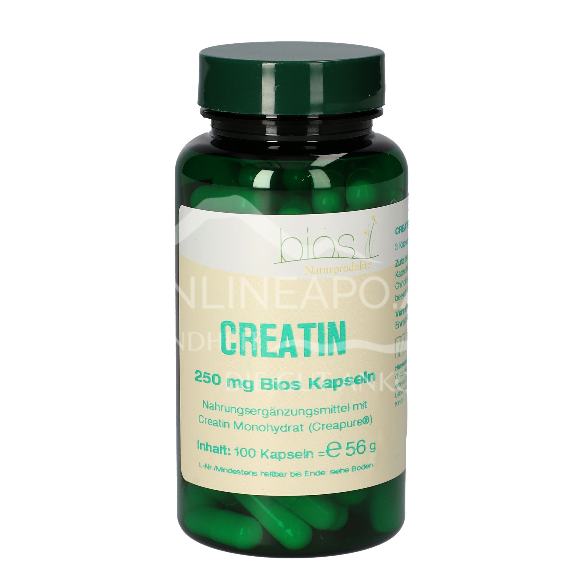 Bios Creatine 250 mg capsules