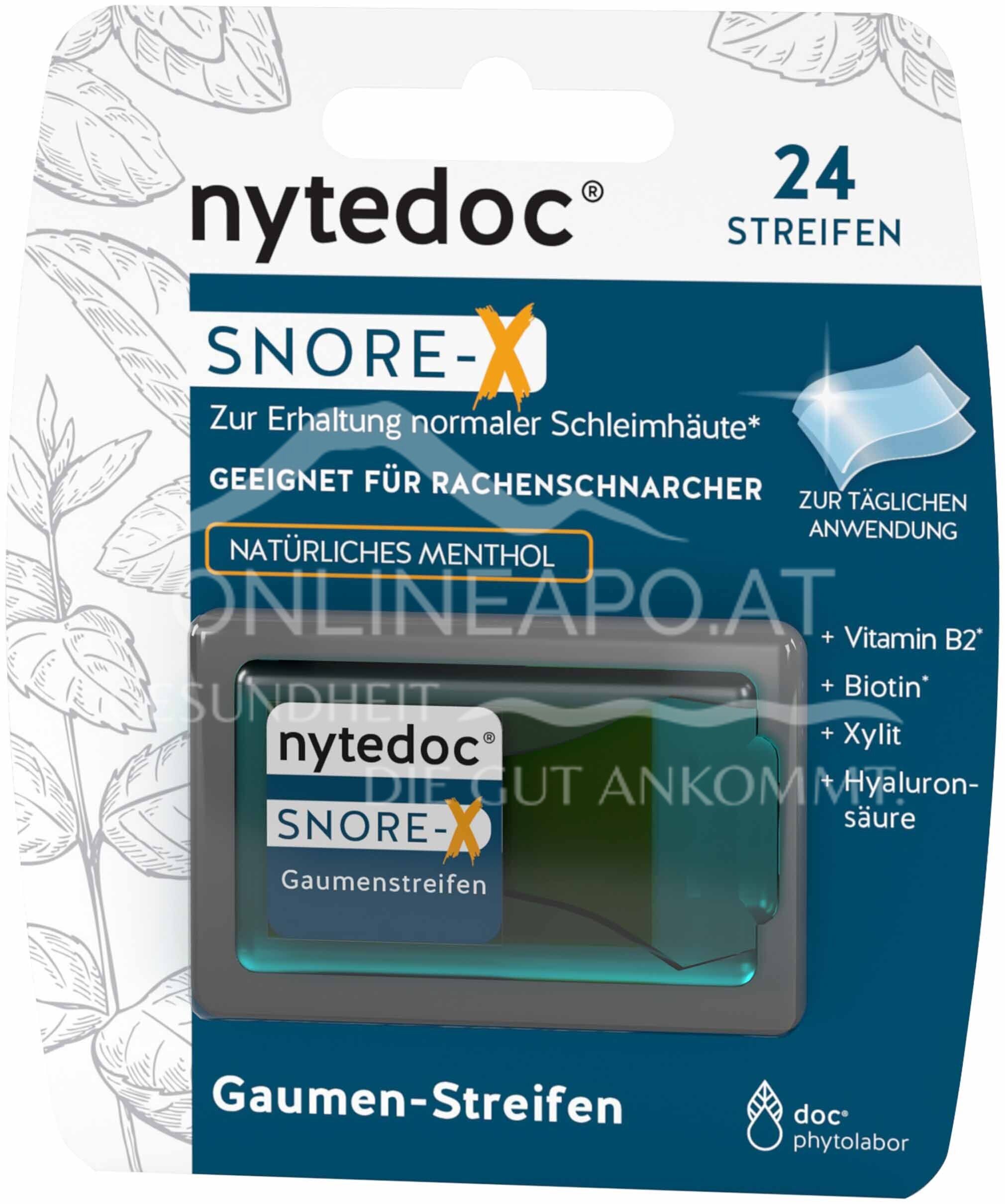 nytedoc® SNORE-X® Gaumen-Streifen