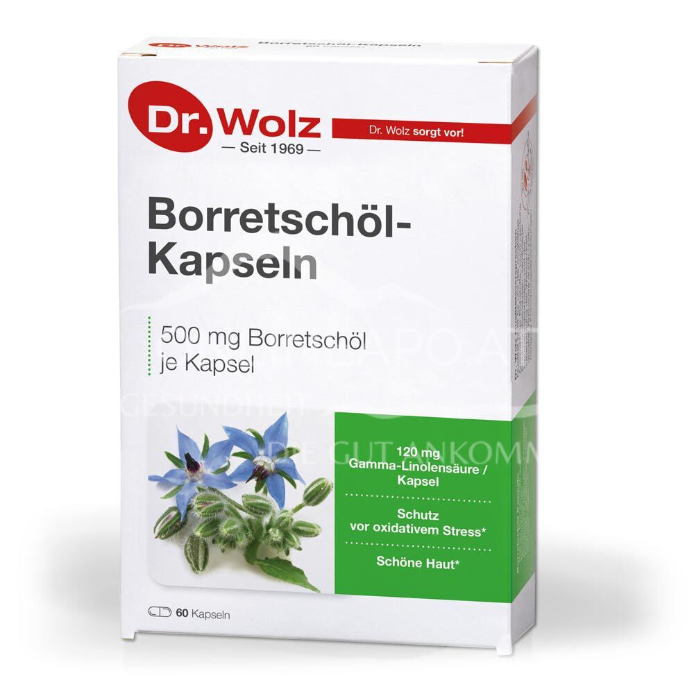 Dr. Wolz Borretschöl Kapseln