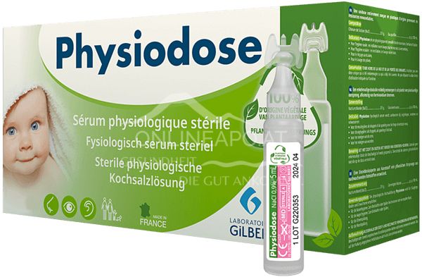 Physiodose VEGETAL sterile Kochsalzlösung 30 x 0,5 ml