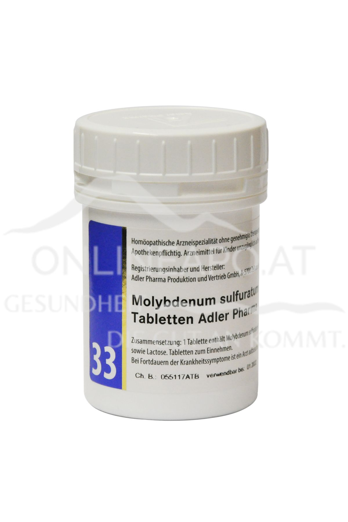 Schüßler Salz Adler Nr. 33 Molybdenum sulfuratum D12