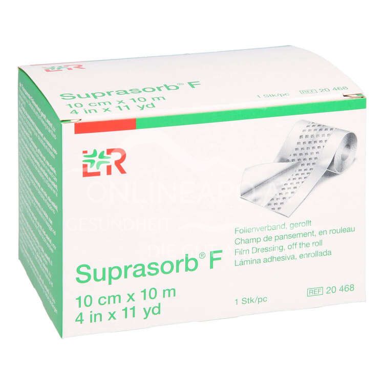 Suprasorb® F film dressing rolled, non-sterile, 10 cm x 10 m
