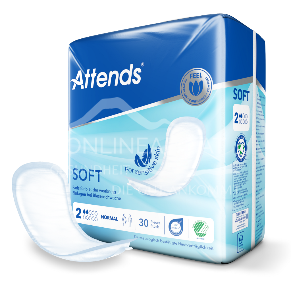 Attends Soft 2 Normal Einlagen bei Harninkontinenz
