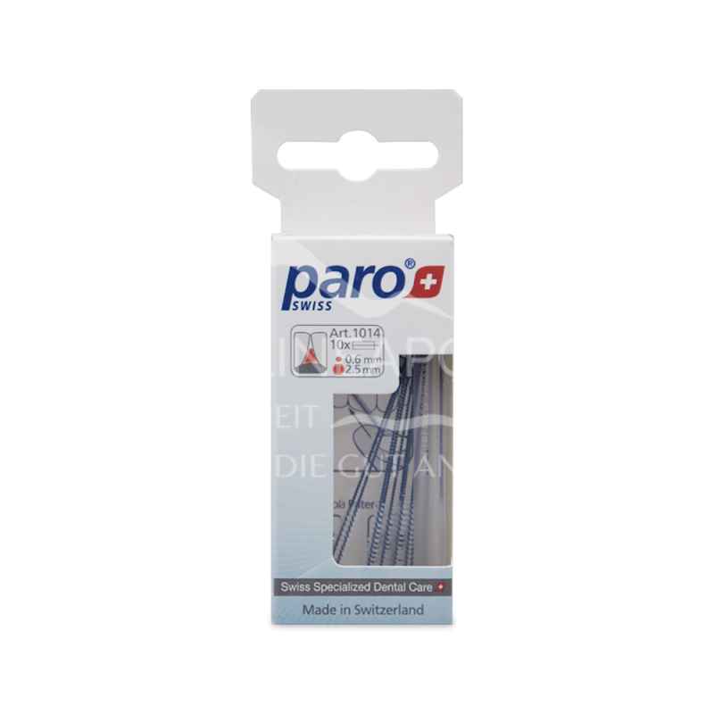 paro® isola long Zwischenraumbürste, xx-fein, blau, zylindrisch, ø 2.5 mm