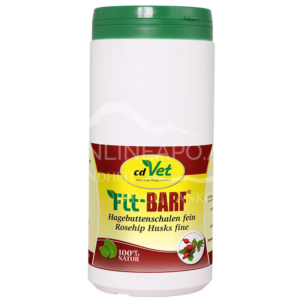 cdVet Fit-BARF Hagebuttenschalen fein für Hunde
