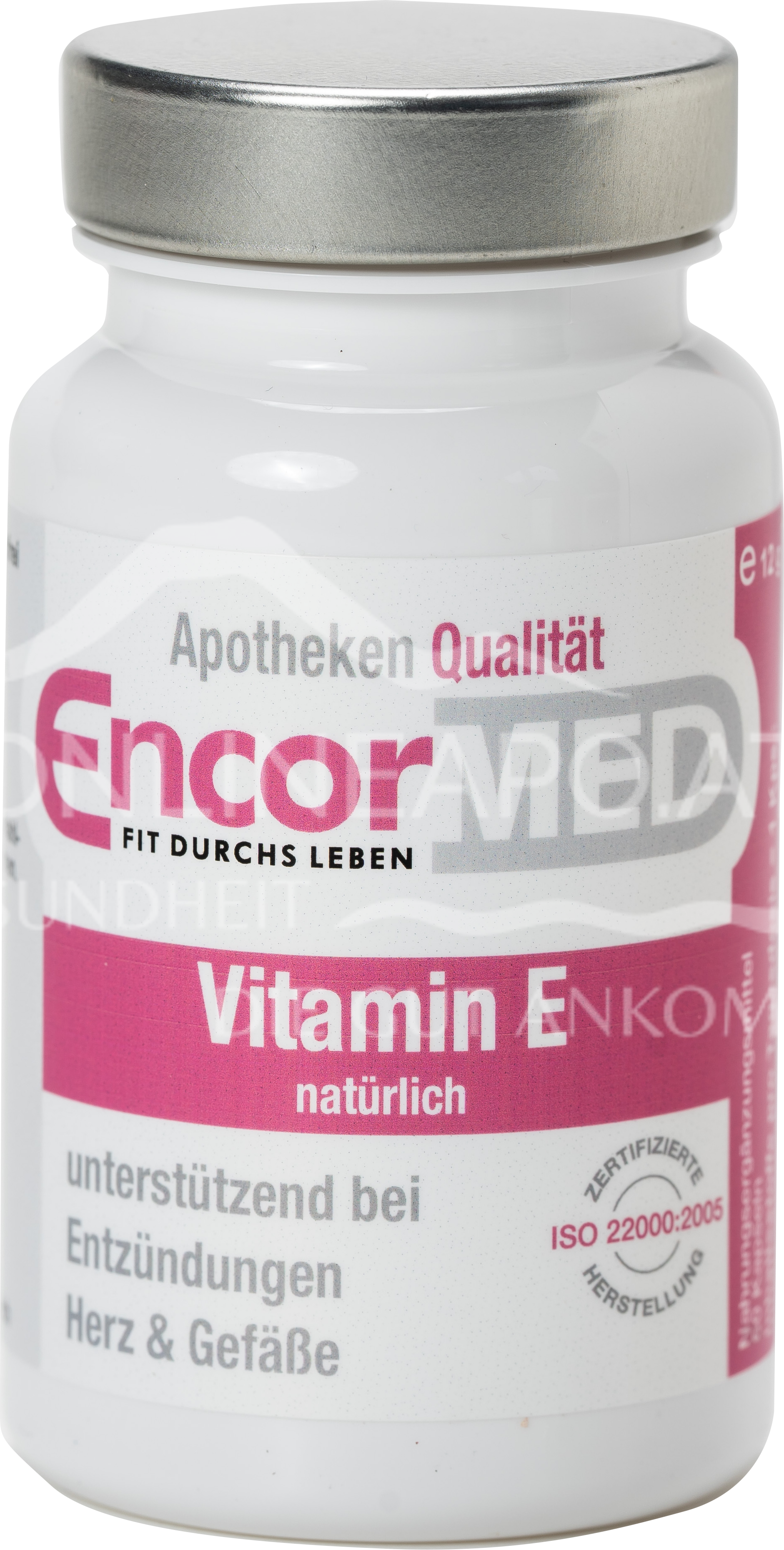 EncorMed Vitamin E natürlich Kapseln