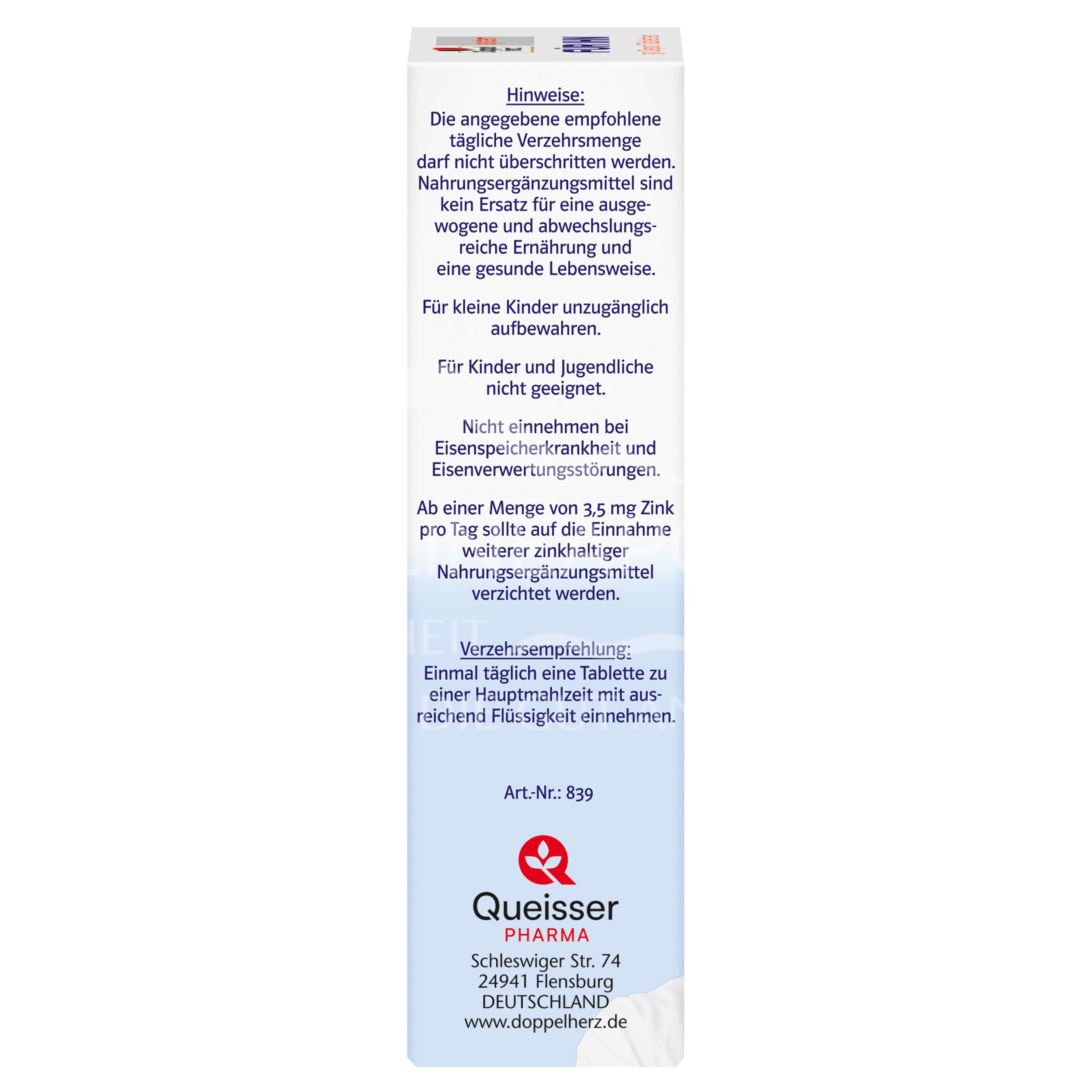 Doppelherz system Für Ihn Depot-Tabletten