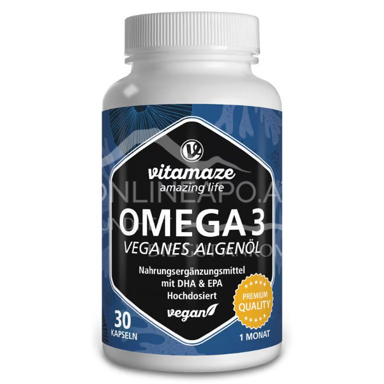 Vitamaze Omega 3 aus Algenöl Kapseln