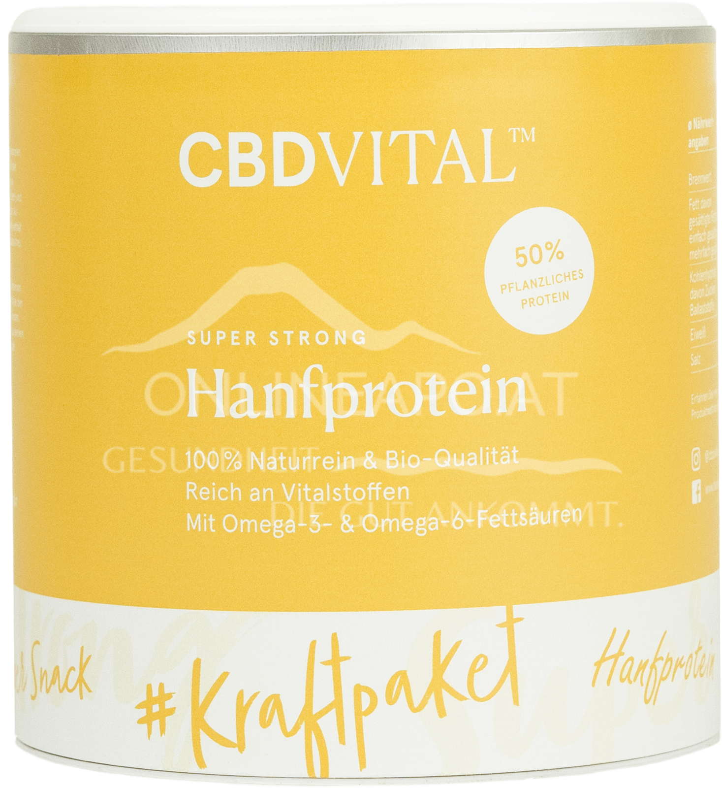 CBD VITAL Super Strong Hanfprotein Pulver