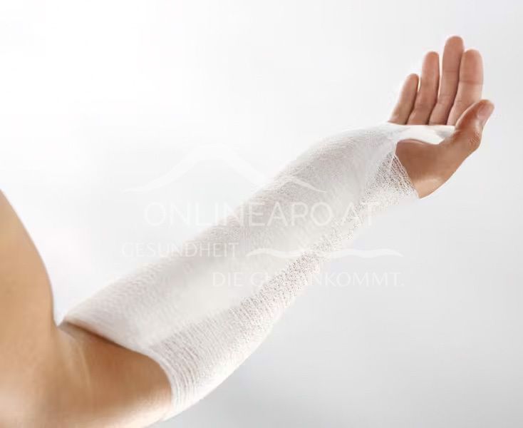 Mollelast® haft latexfrei - Kohäsive bielastische Fixierbinde, 12 cm x 20 m