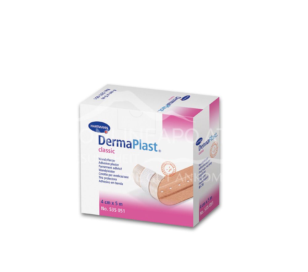 DermaPlast® CLASSIC Wundpflaster 4 cm x 5 m
