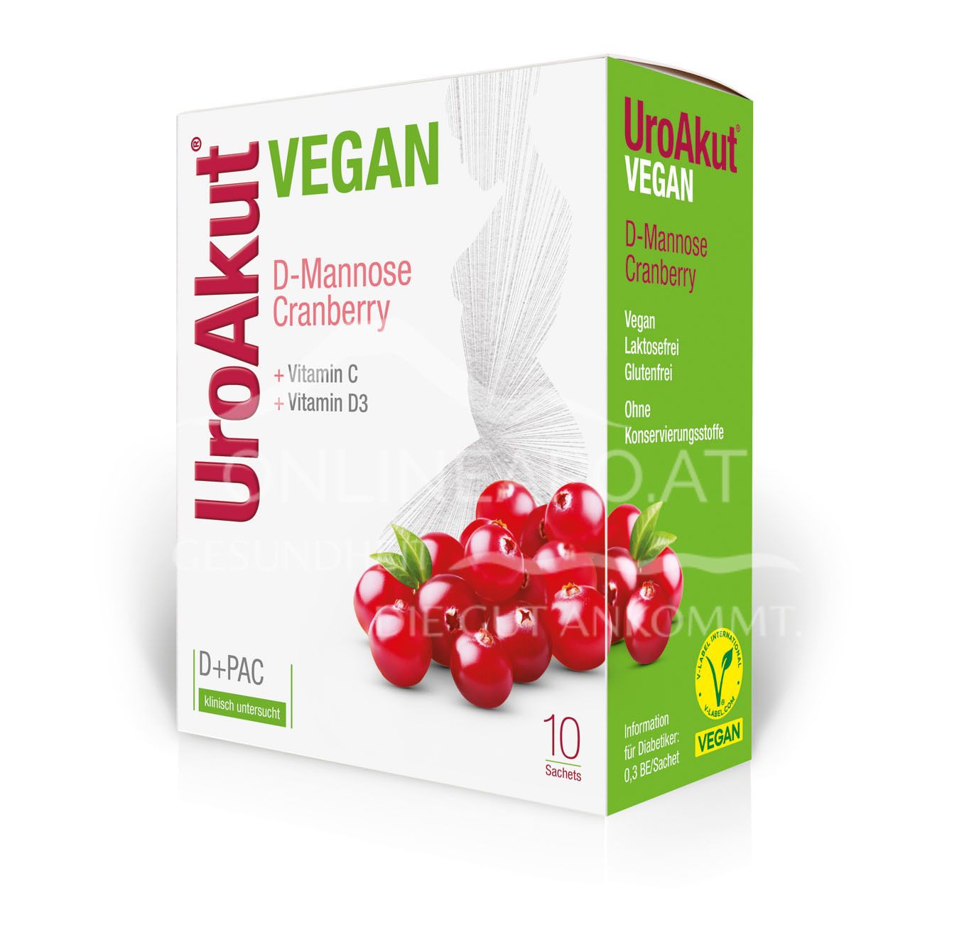 Biogelat UroAkut® vegan D-Mannose plus Cranberry Sachets