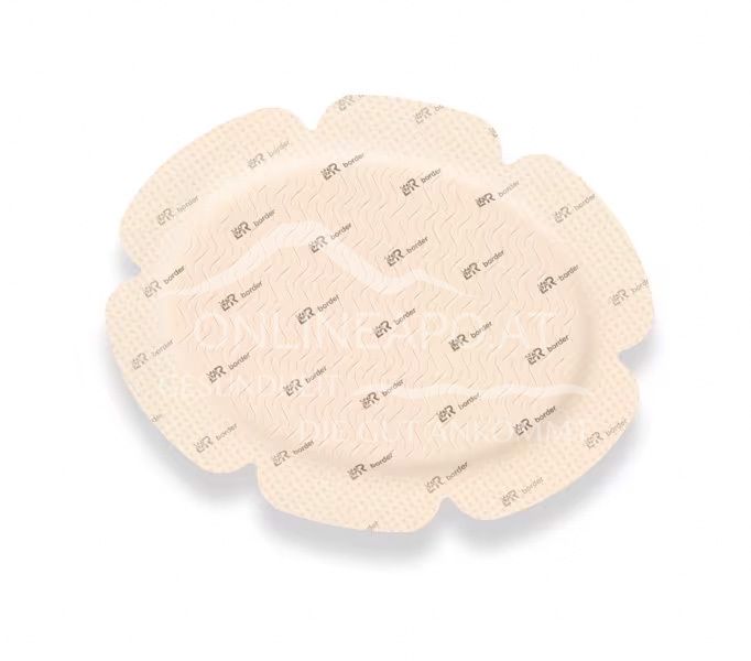 Suprasorb® P SensiFlex multisite border silicone foam dressing, sterile, 12 x 15 cm