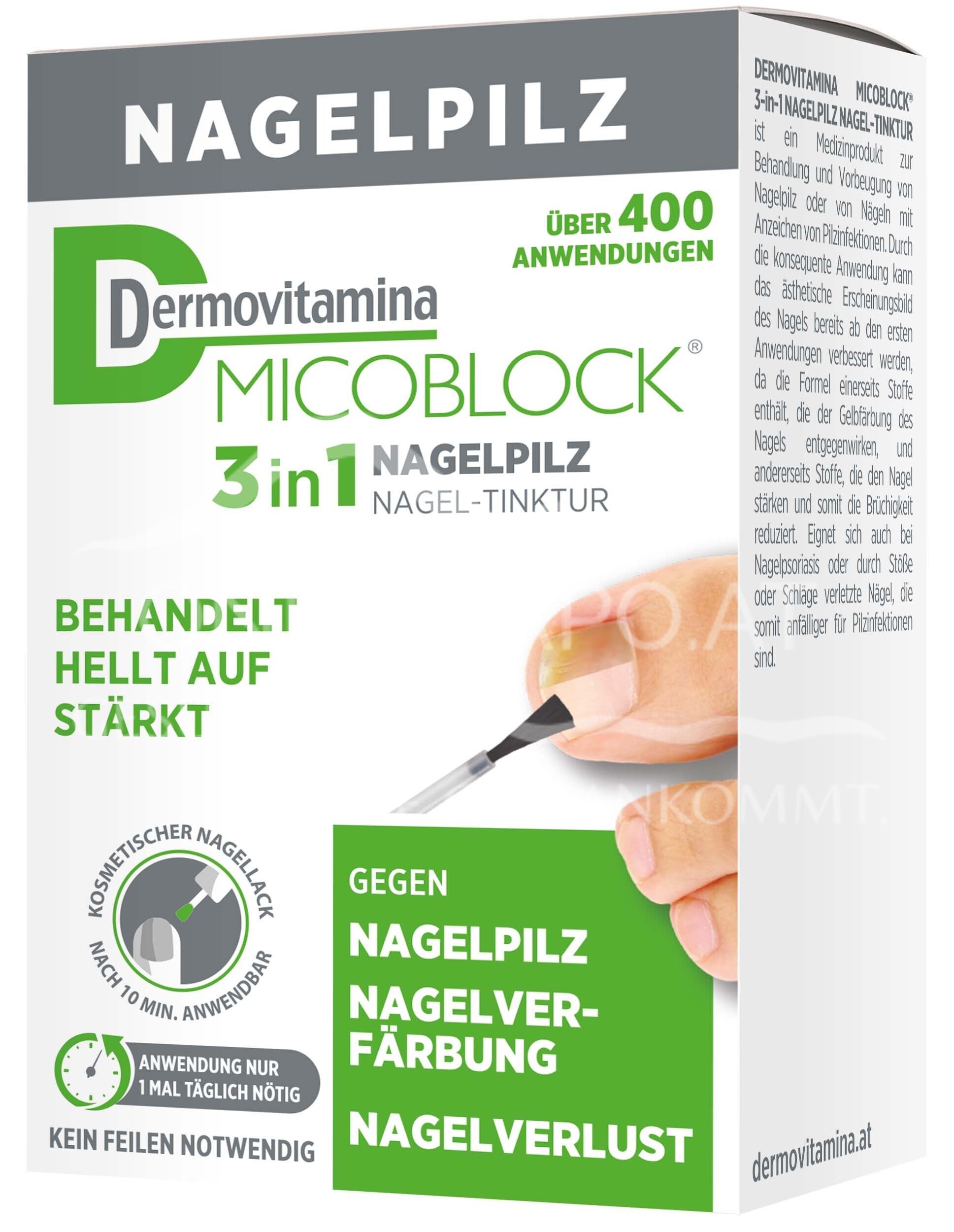 Dermovitamina Micoblock® 3in1 Nagelpilz Nagel-Tinktur