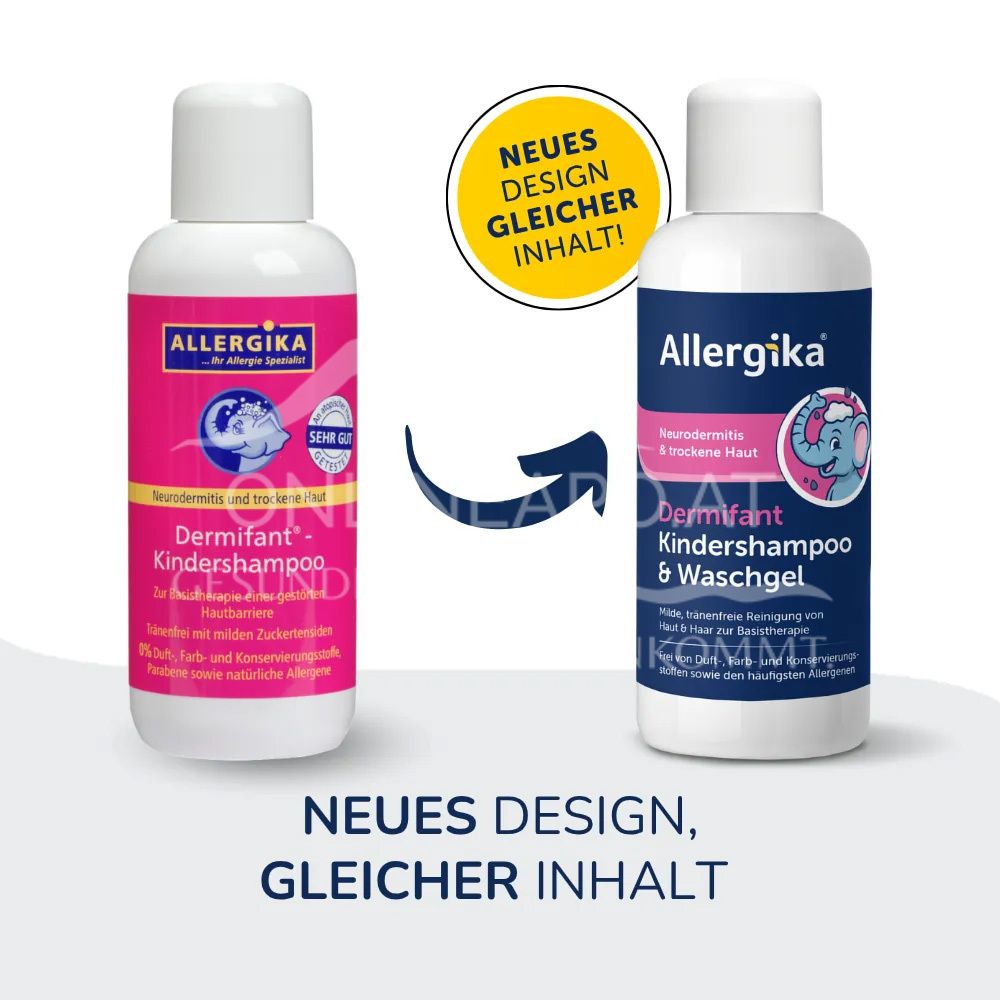 Dermifant® Kindershampoo und Waschgel